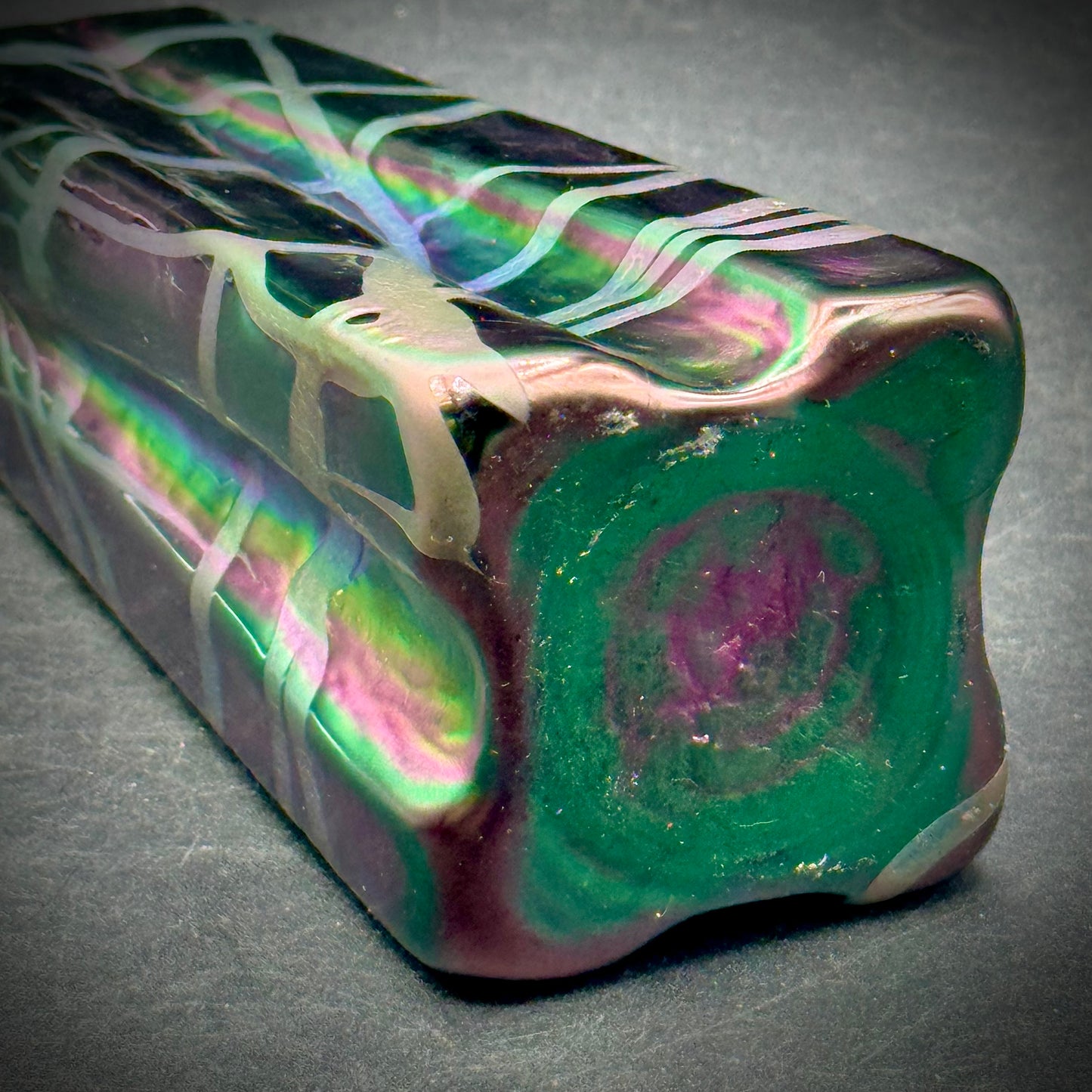 Antique 1910s Palme König Iridescent Austrian Art Glass Vase