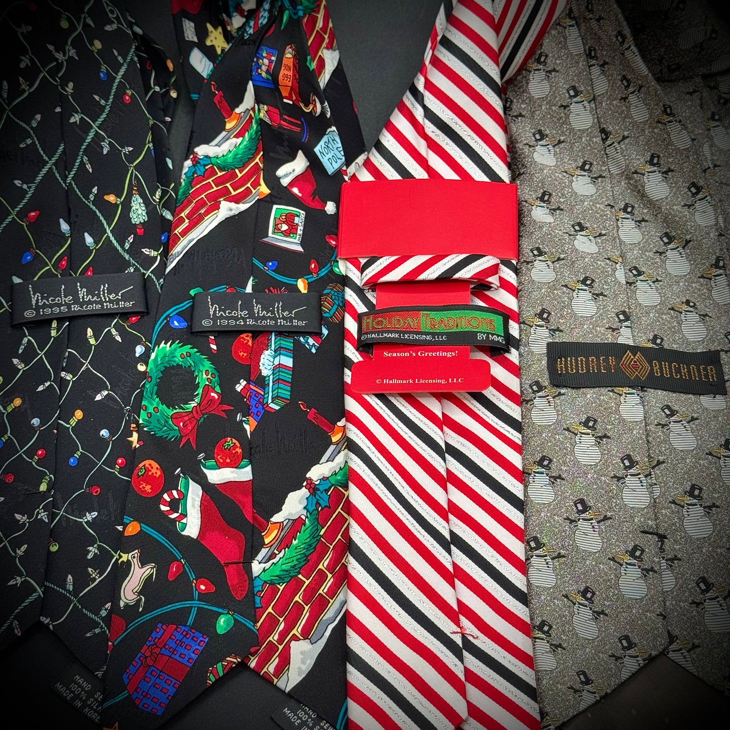 Set of 4 Holiday Fashion Ties