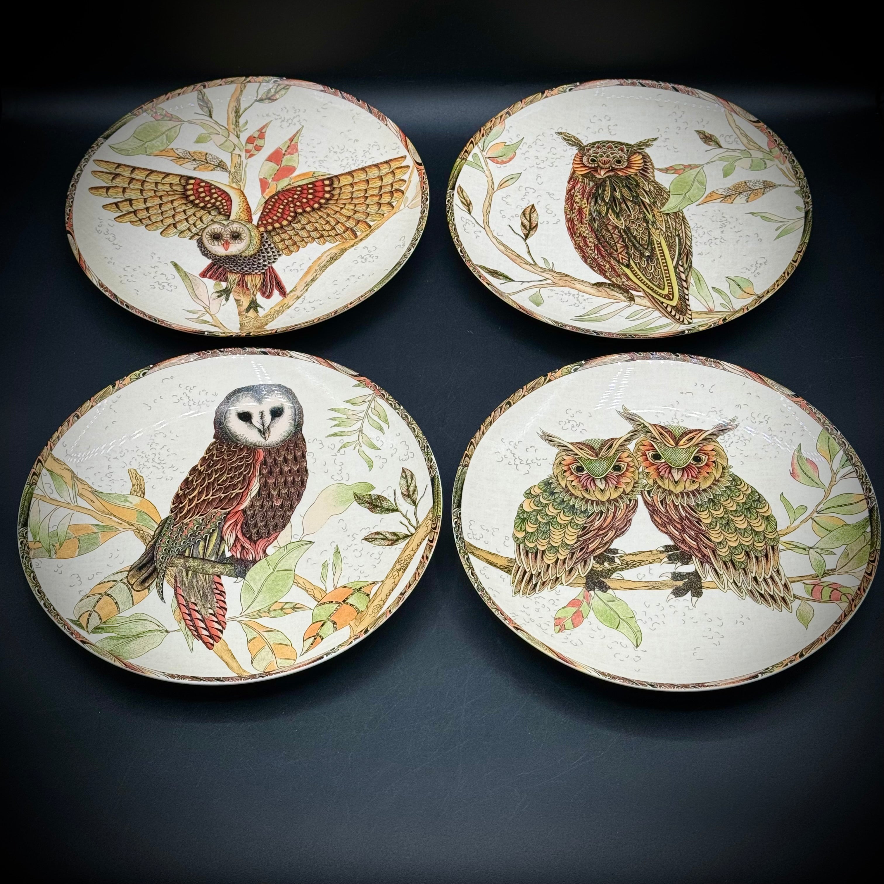 Owl dinner plates best sale