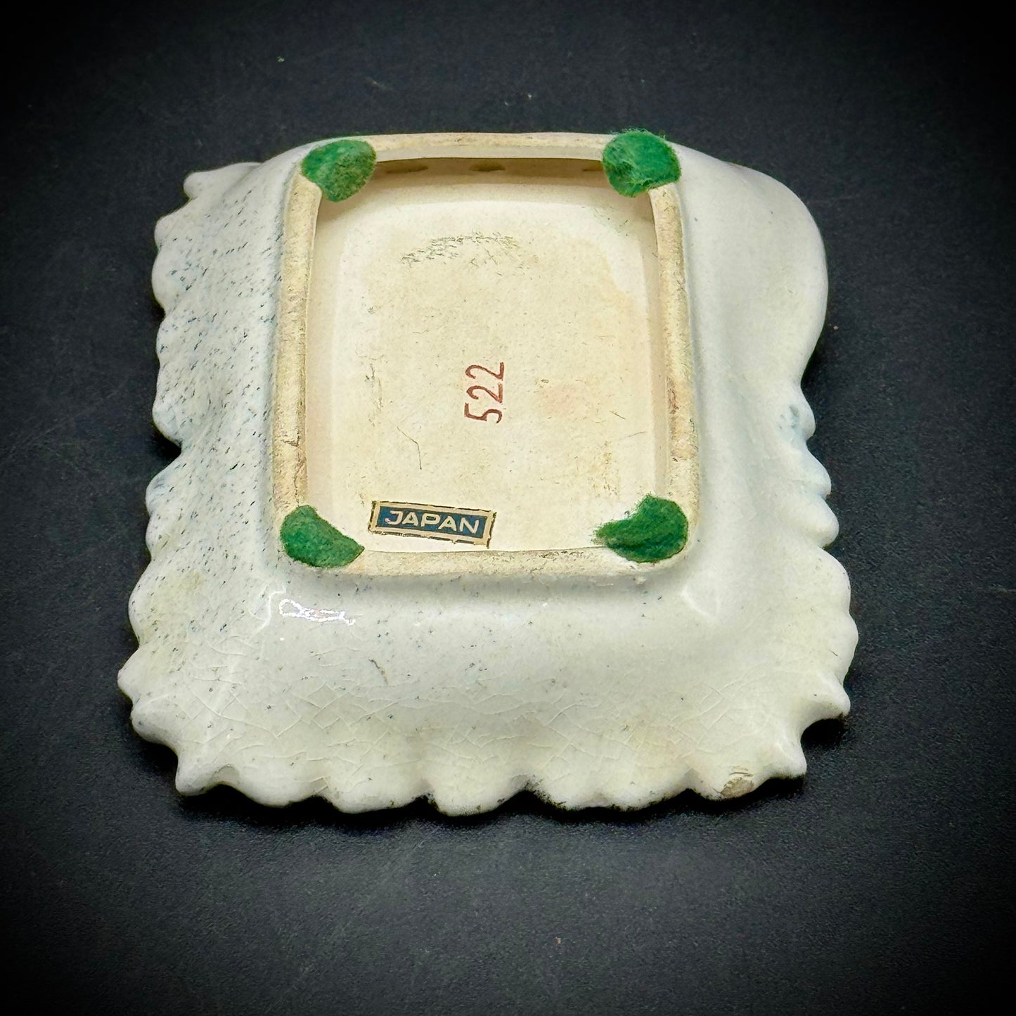 Vintage Made in Japan Bird Motif Trinket Dish