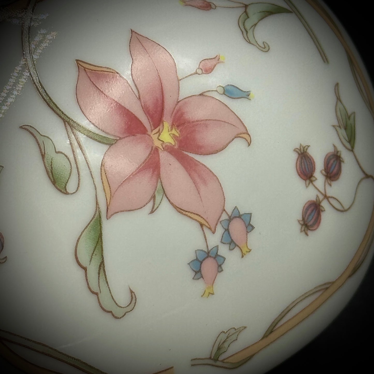 Vintage Andrea by Sedak Porcelain Trinket Box -- Plays "Memory" from “Cats"