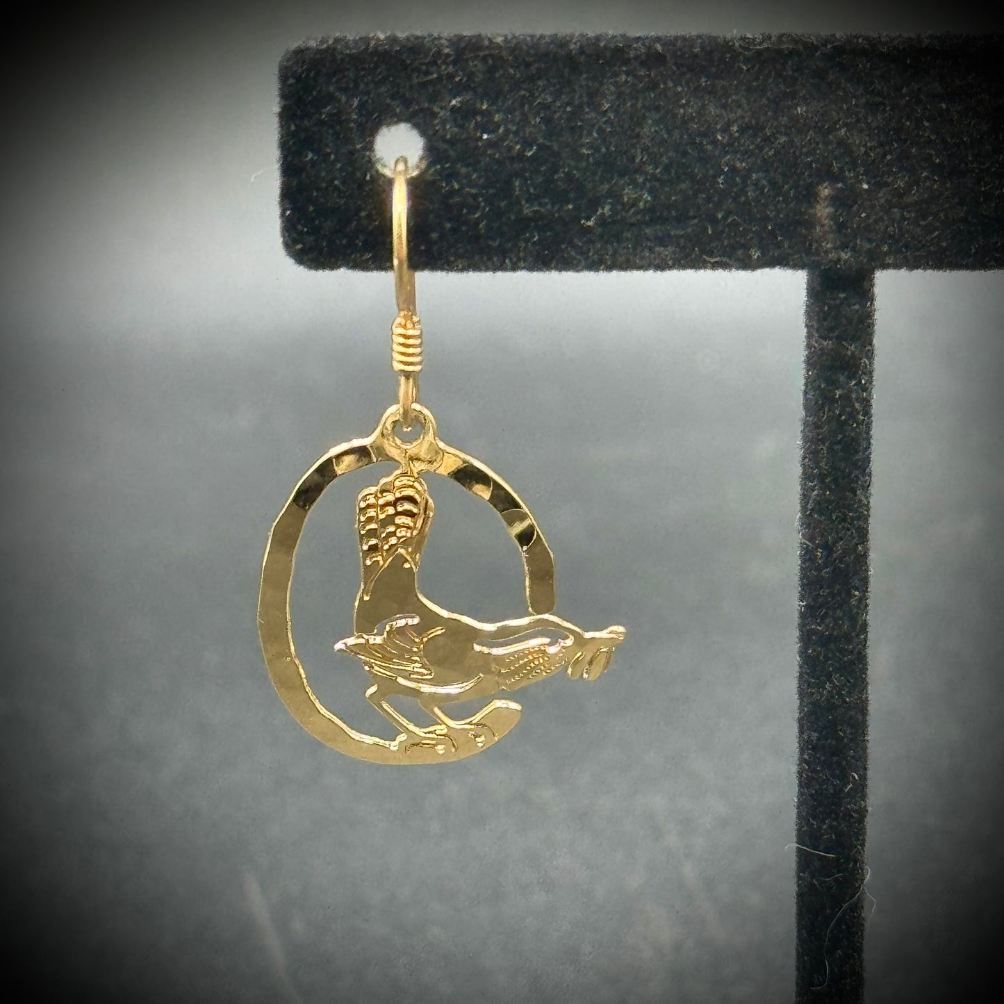 Wild Byrd Gold Tone Bird Motif Earrings
