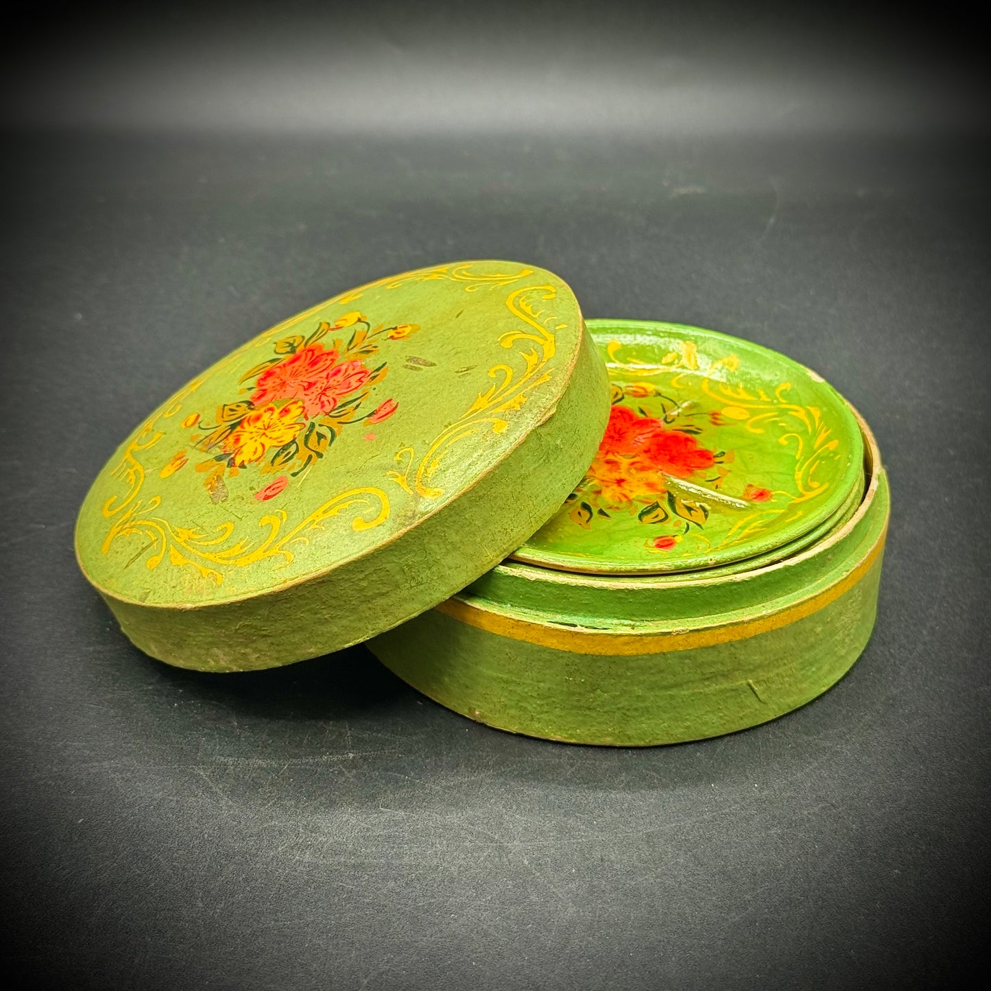 Vintage Japan Highmount Quality Coaster Set with Box