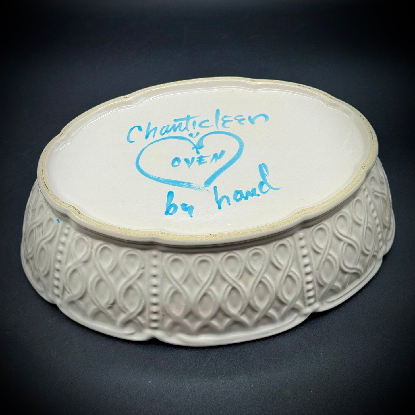 Chanticleer by Hand Lemon Motif Lidded Casserole
