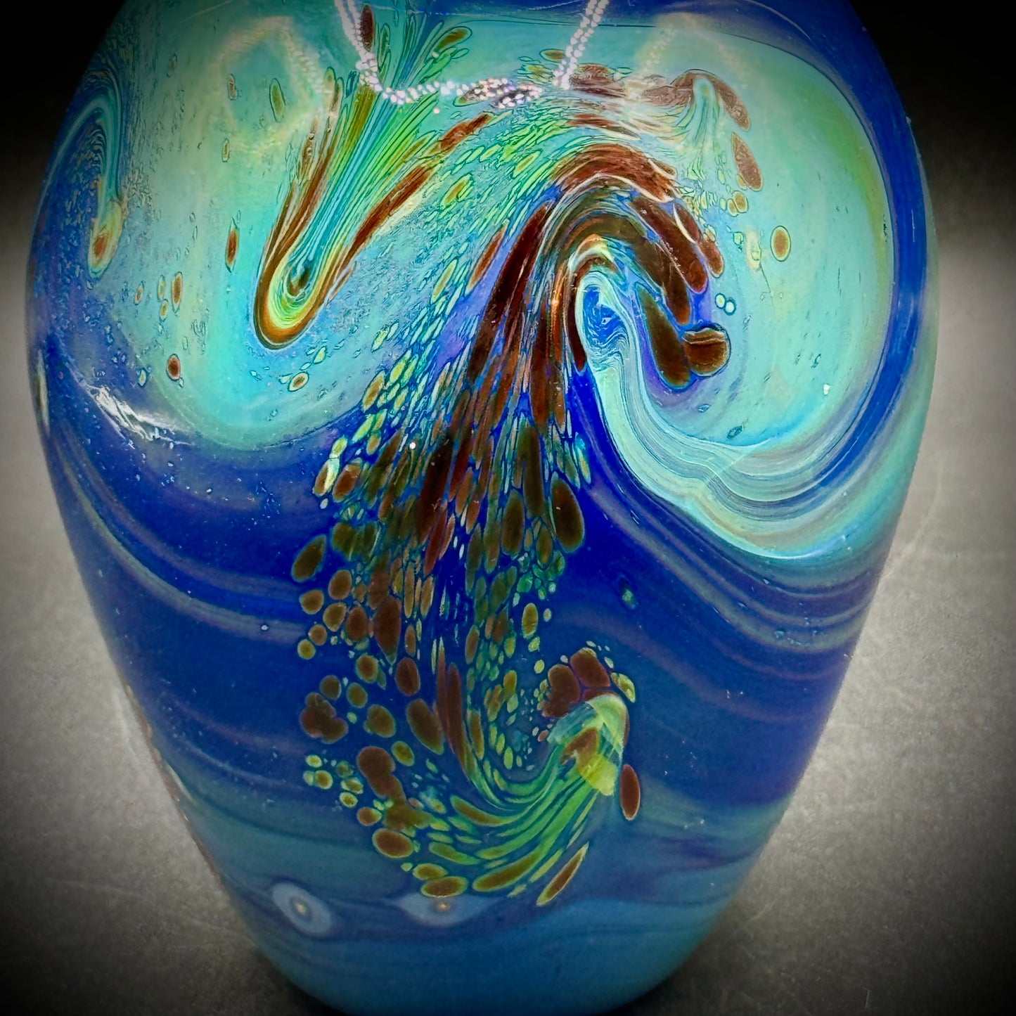 RARE Vintage 1979 Loren Chapman Art Glass Vase
