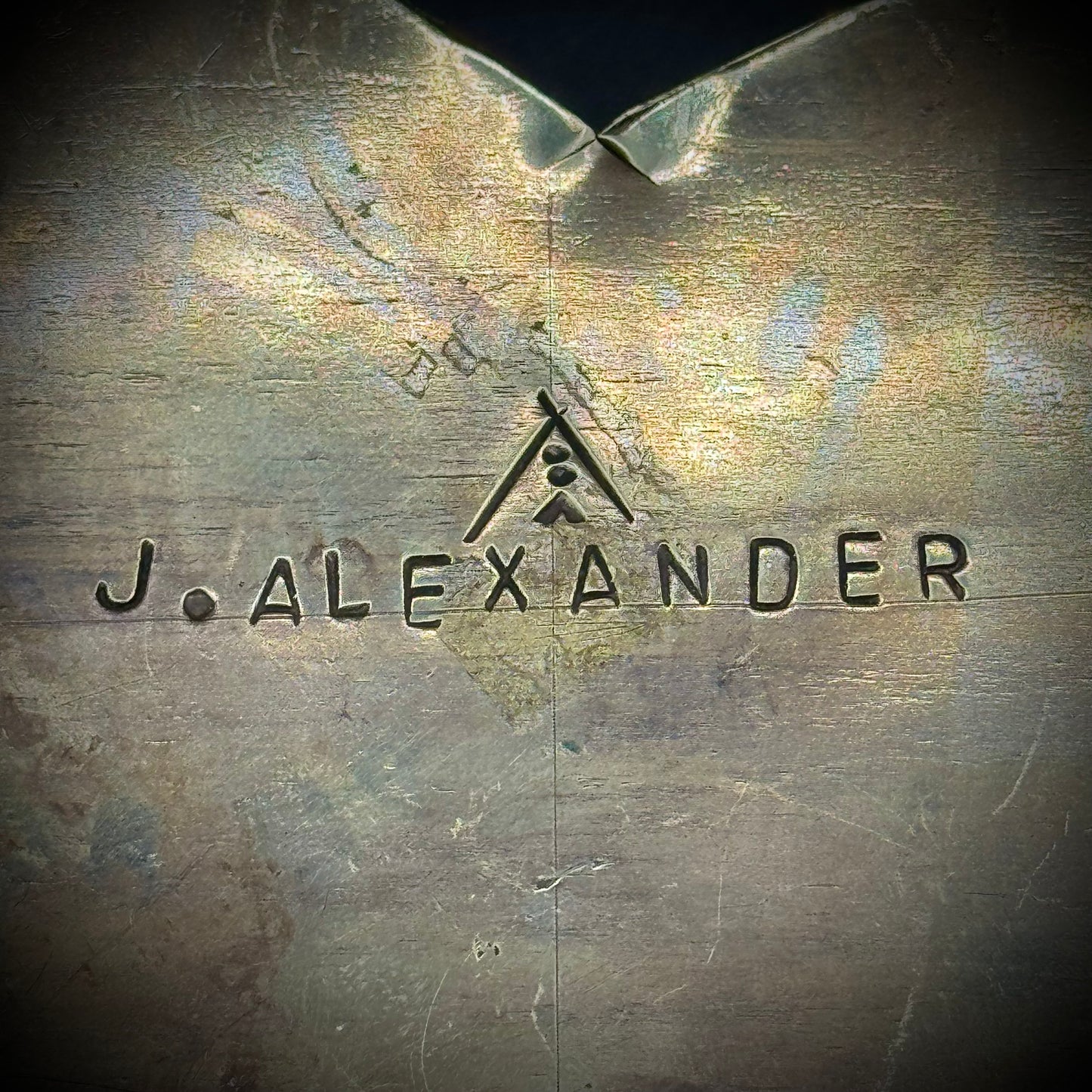 Artist J. Alexander Silver Heart Trinket Box