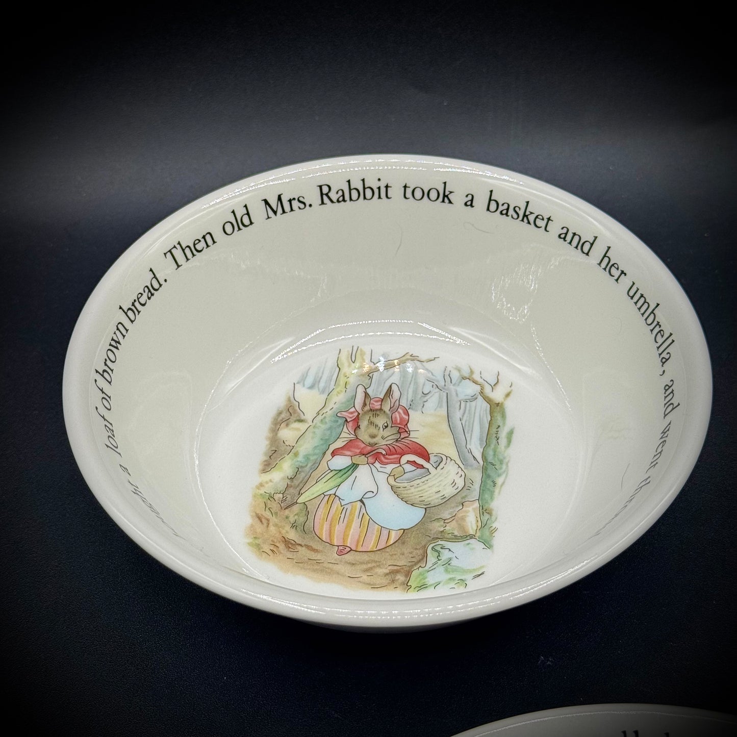 Set of Three Vintage Wedgwood Peter Rabbit Tea Set