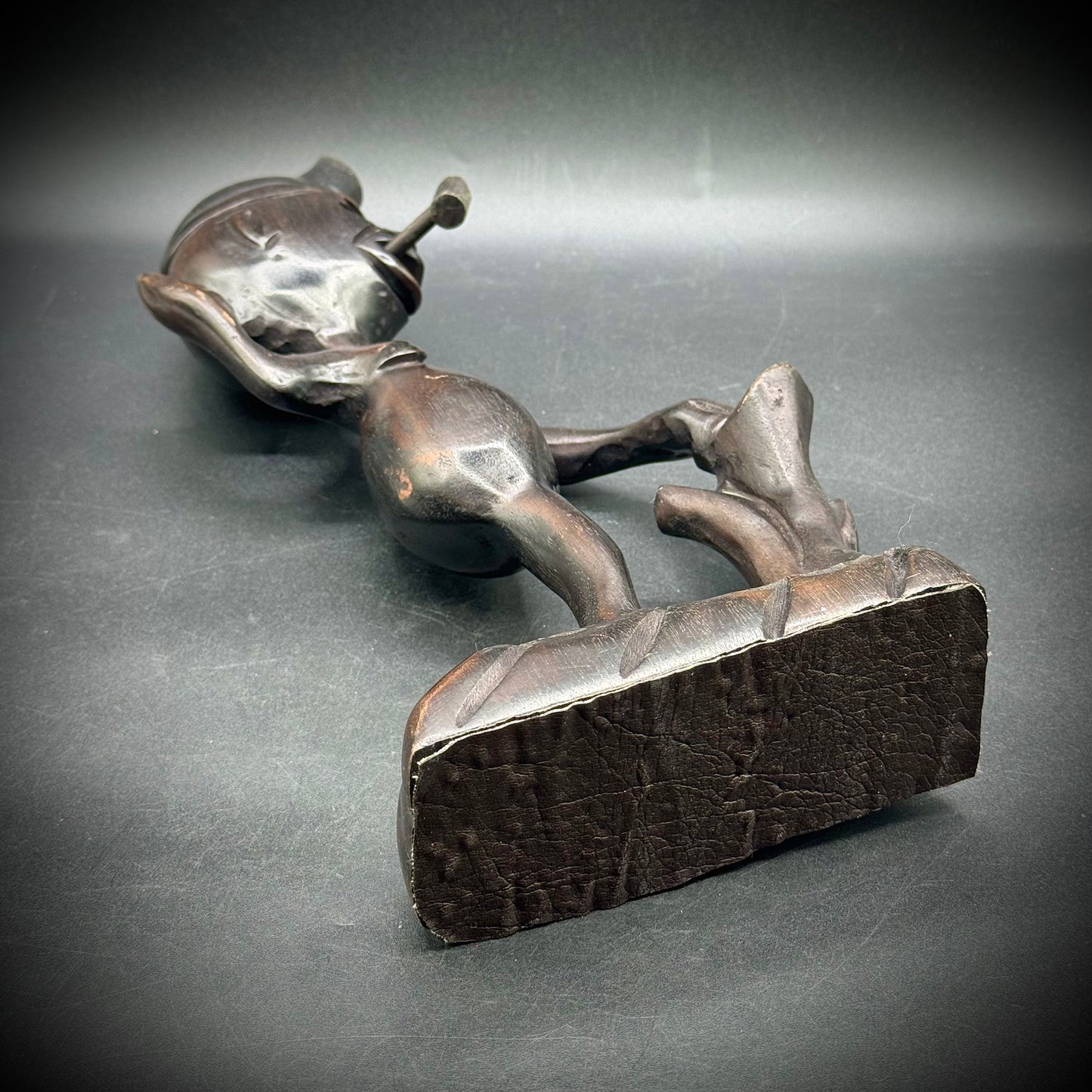 Carved Brazilian Tribal God Saci-Perere Figure