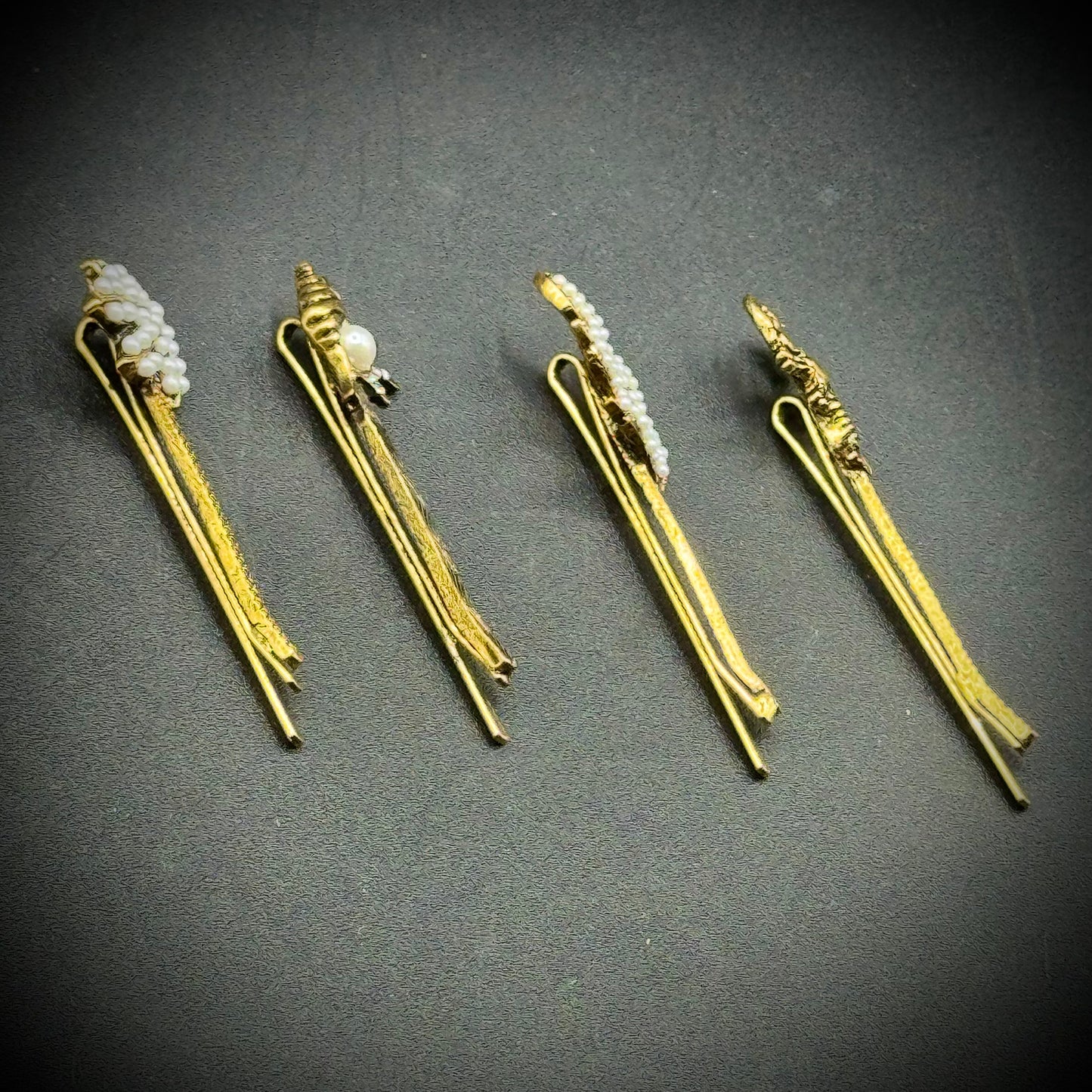 Vintage Anthropologie Set of Four Fashion Hair Clips