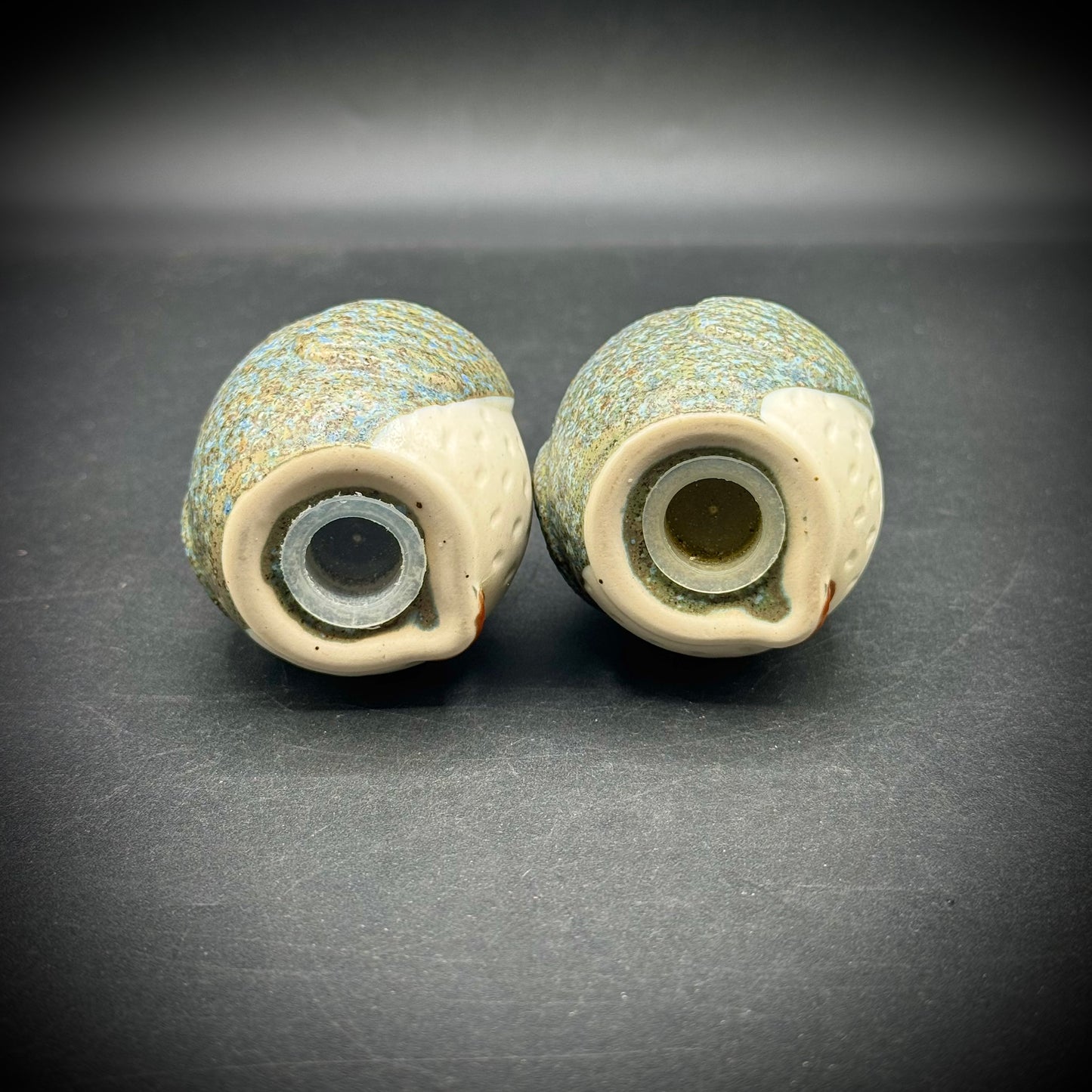Vintage Kotobuki Japan Ceramic Owl S&P Set