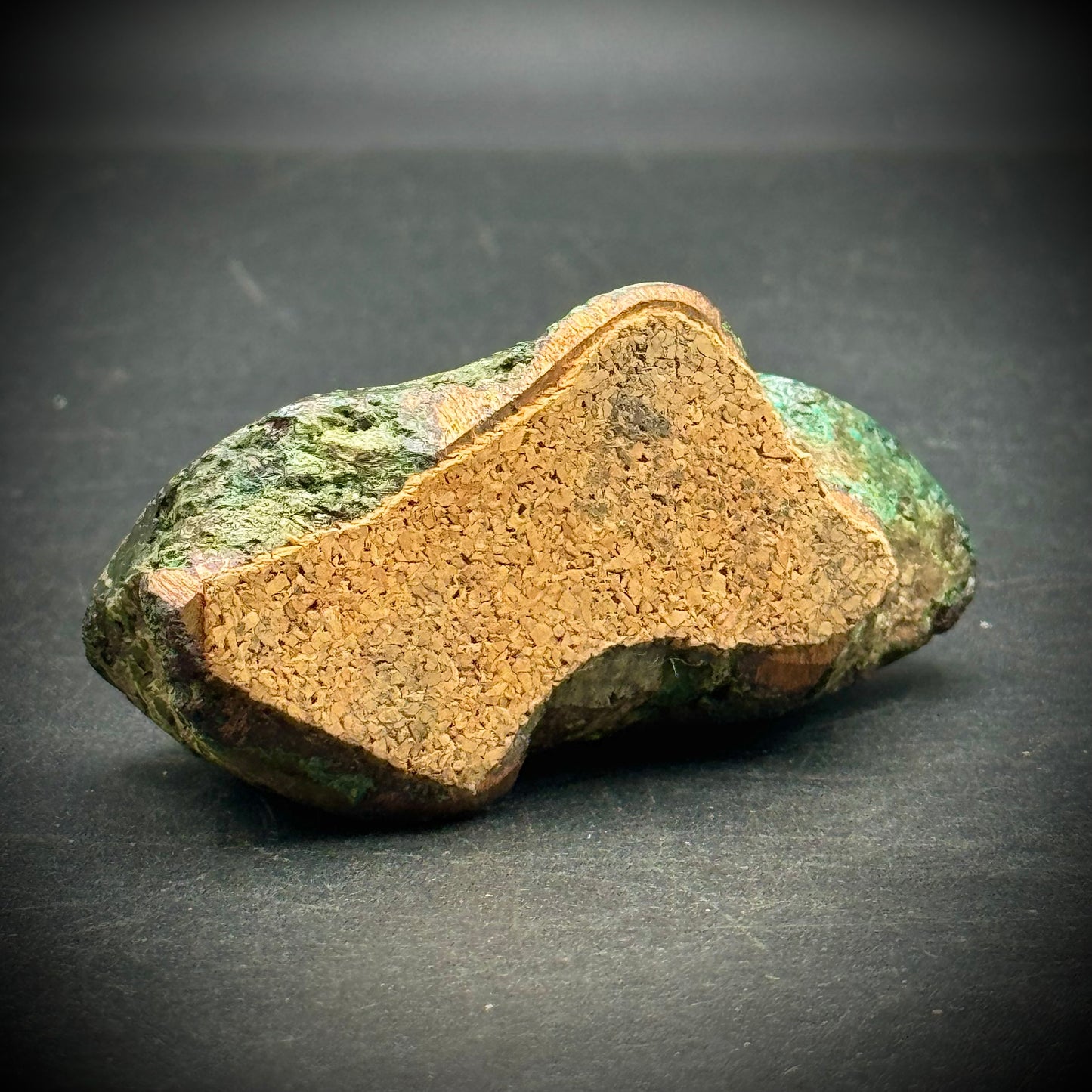 Natural Copper Ore Deposit Paperweight