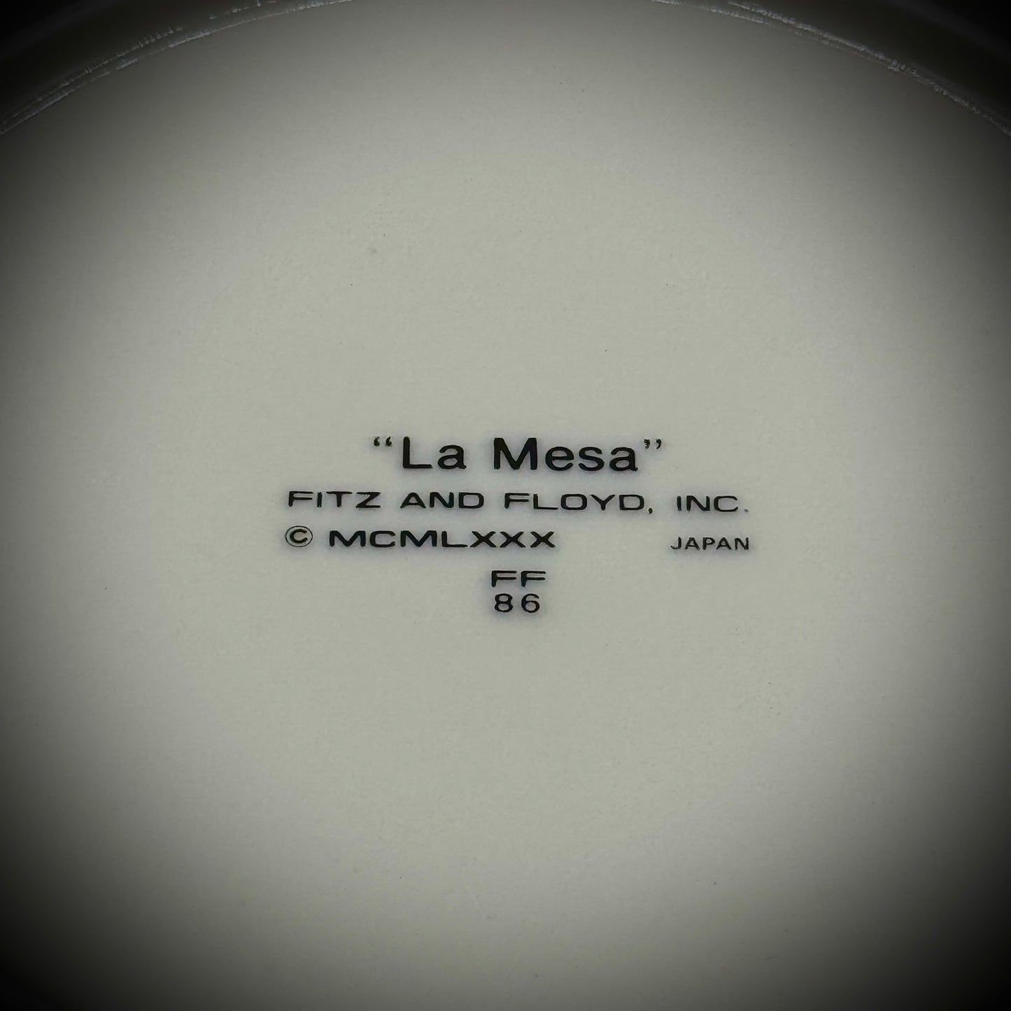 Vintage Fitz & Floyd "La Mesa" Southwest Motif Set of 4
