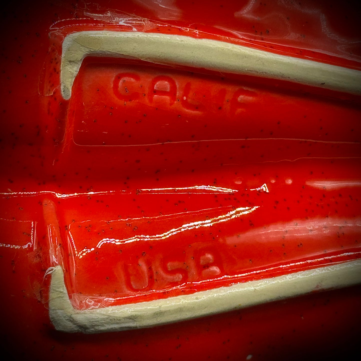 Vintage MCM 1960s California Pottery Leaf Ash Tray