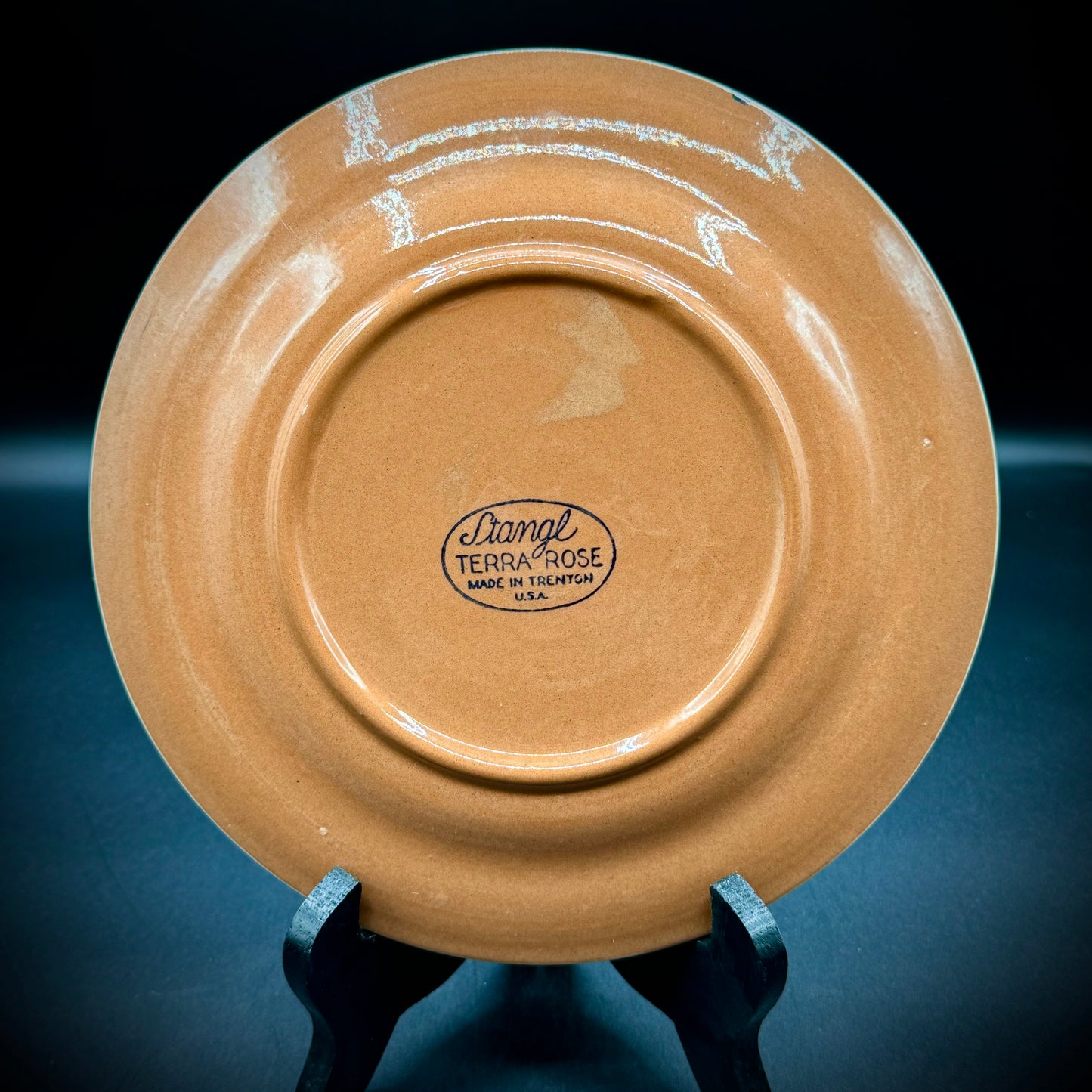 Vintage Stangl Terra Rose Plum Motif Plate