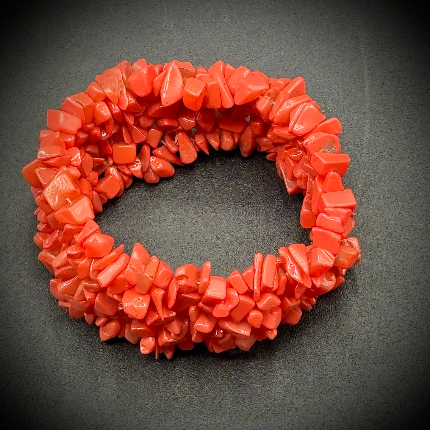 Fabulous Coral Chip Bracelet