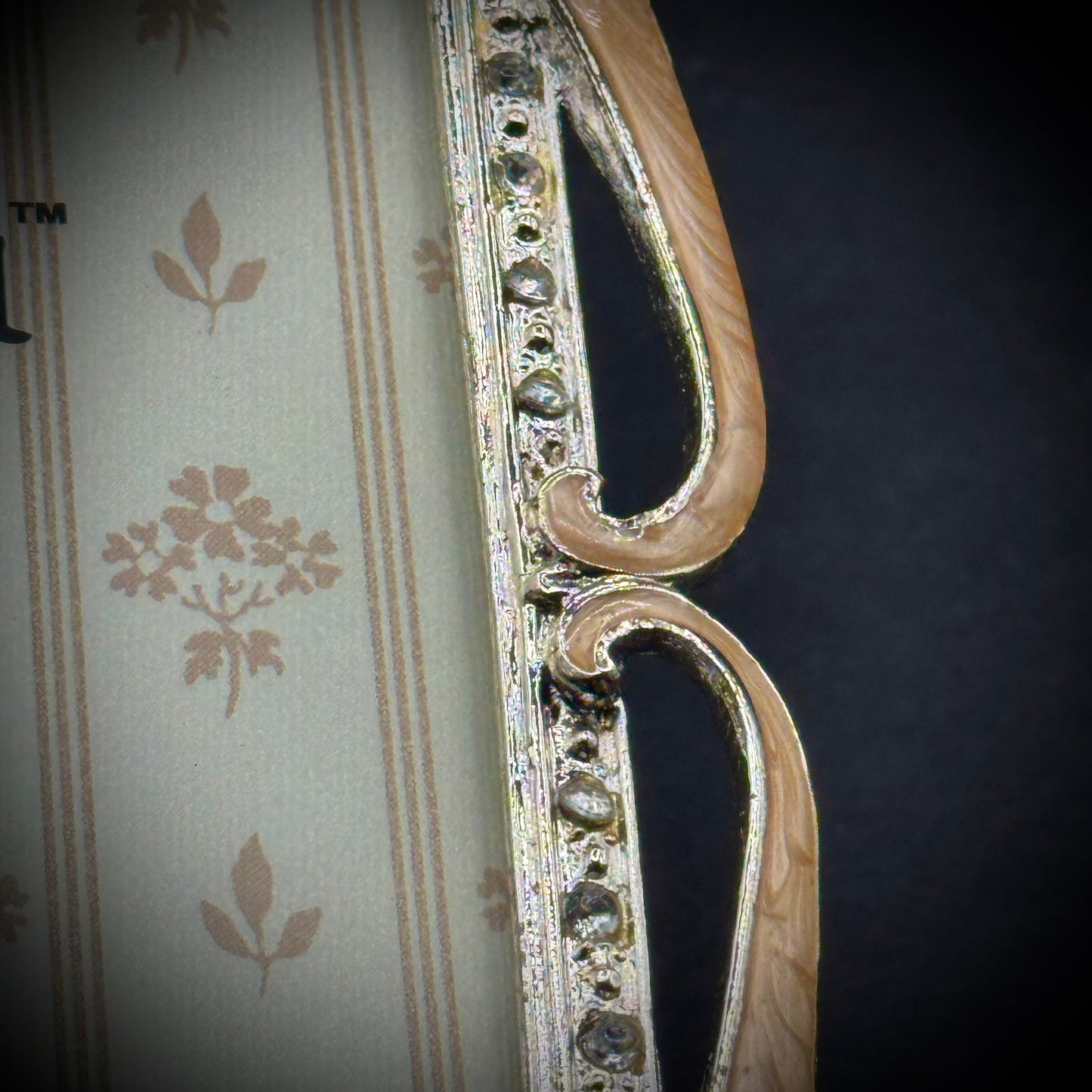 Bijou Designer Brand Crystal & Enamel Frame