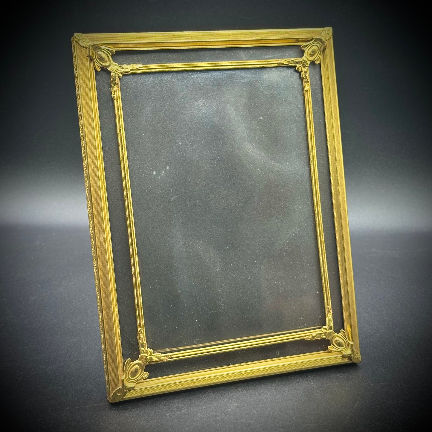 True Vintage Art Nouveau Gold Frame w/Rare Design