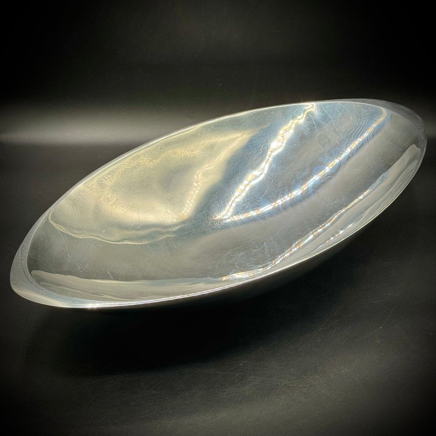 Large Nambe Metal Centerpiece Dish