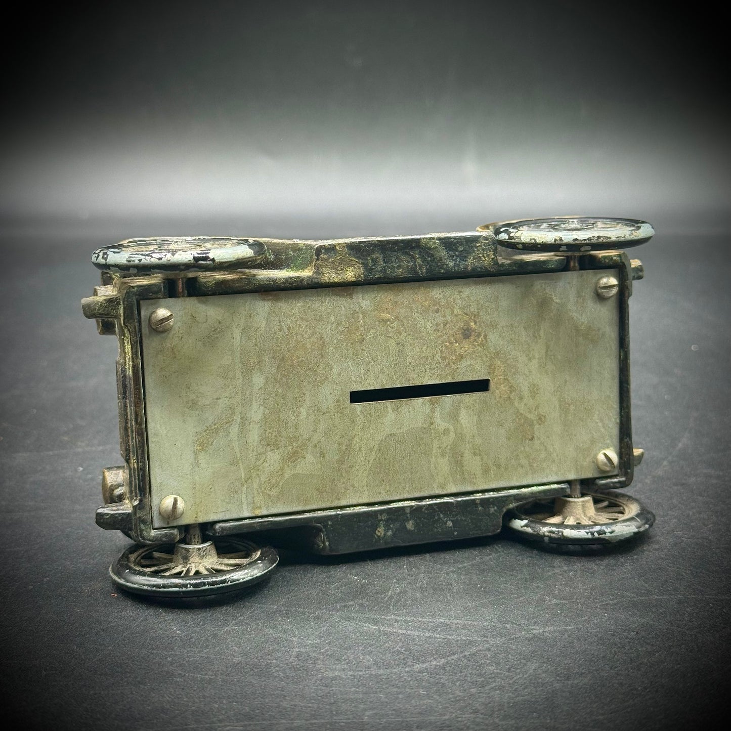 Antique Estes Park Stanley Steamer Metal Bank - Museum Quality Piece