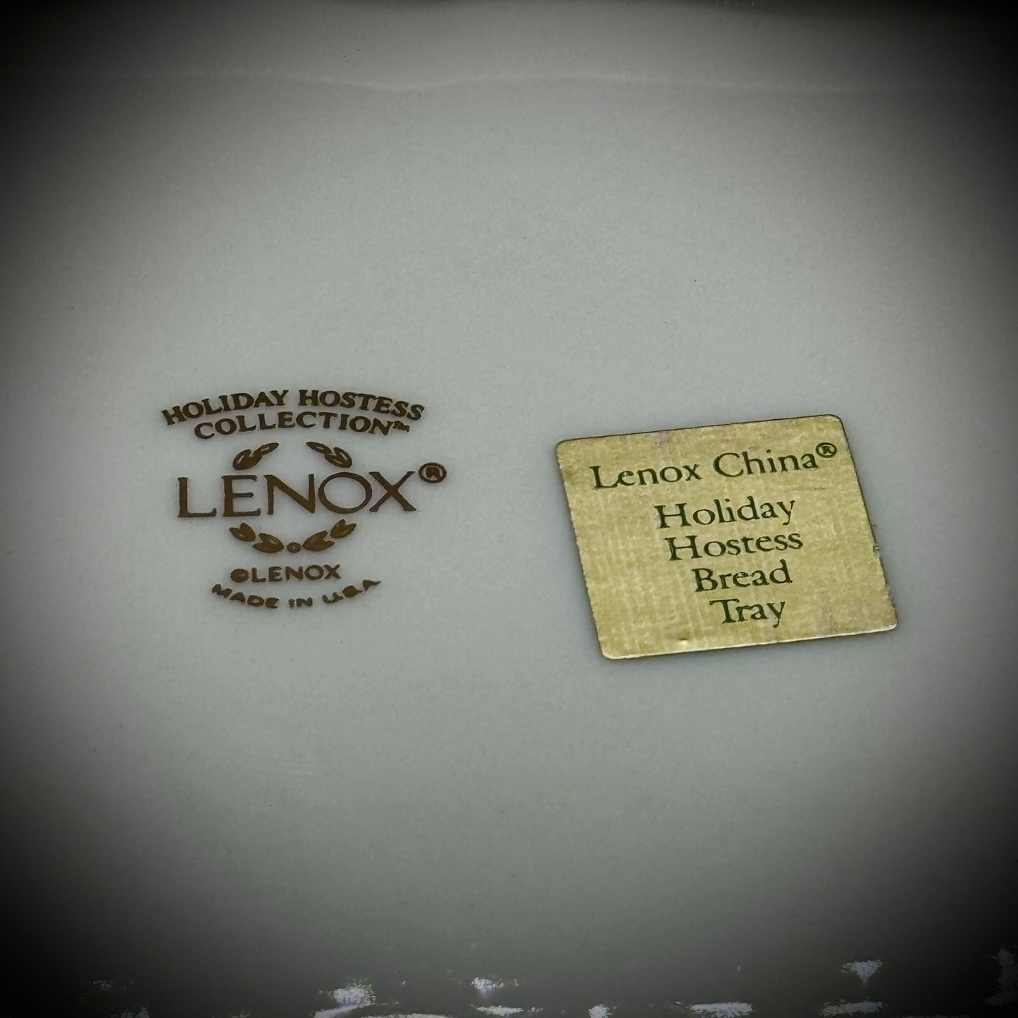 Gorgeous Vintage Lenox Holiday Hostess Collection Serving Platter