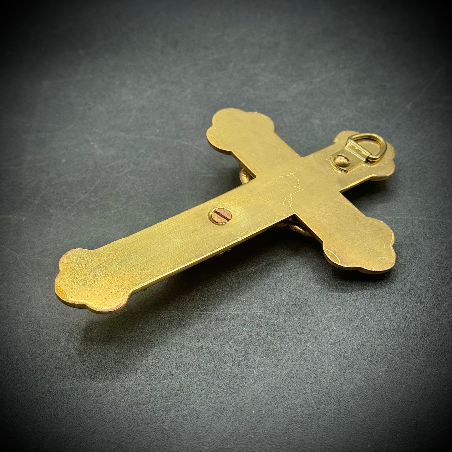 Vintage Metal & Bakelite Crucifix