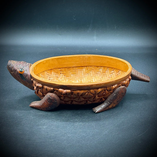 Vintage Turtle Basket