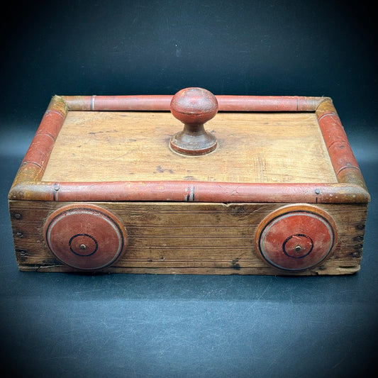 Antique Primitive Hand Made Spice Box