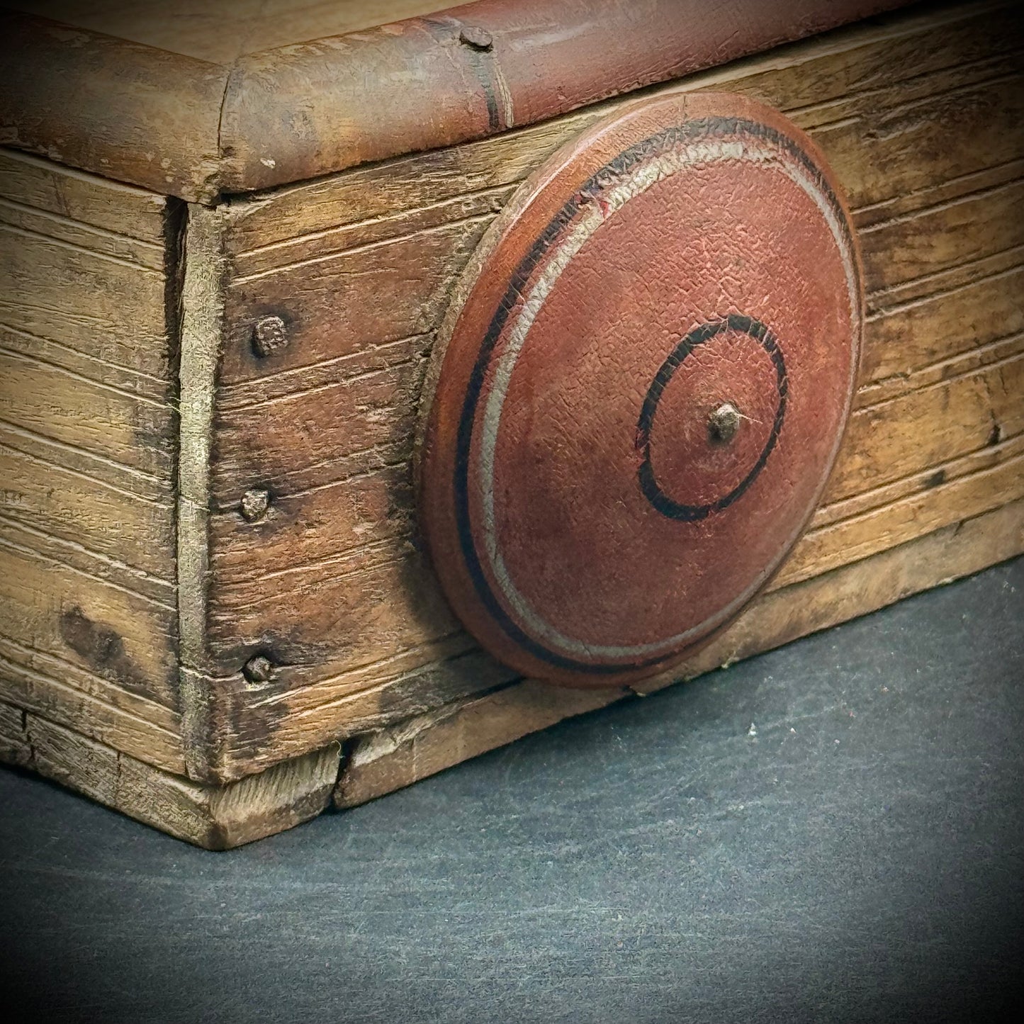 Antique Primitive Hand Made Spice Box