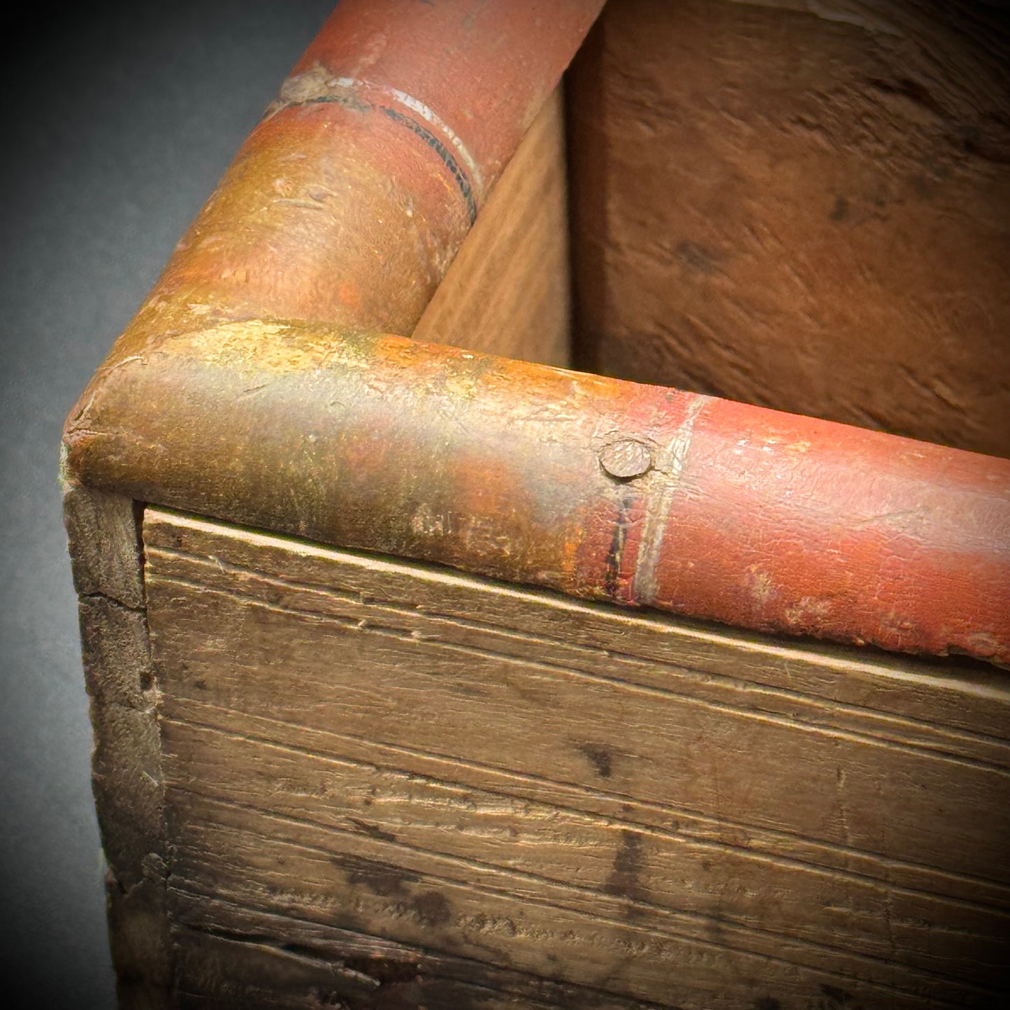 Antique Primitive Hand Made Spice Box