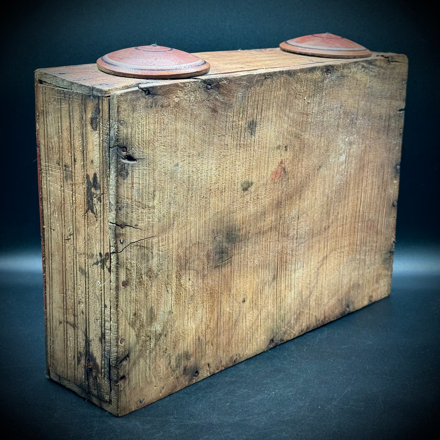 Antique Primitive Hand Made Spice Box