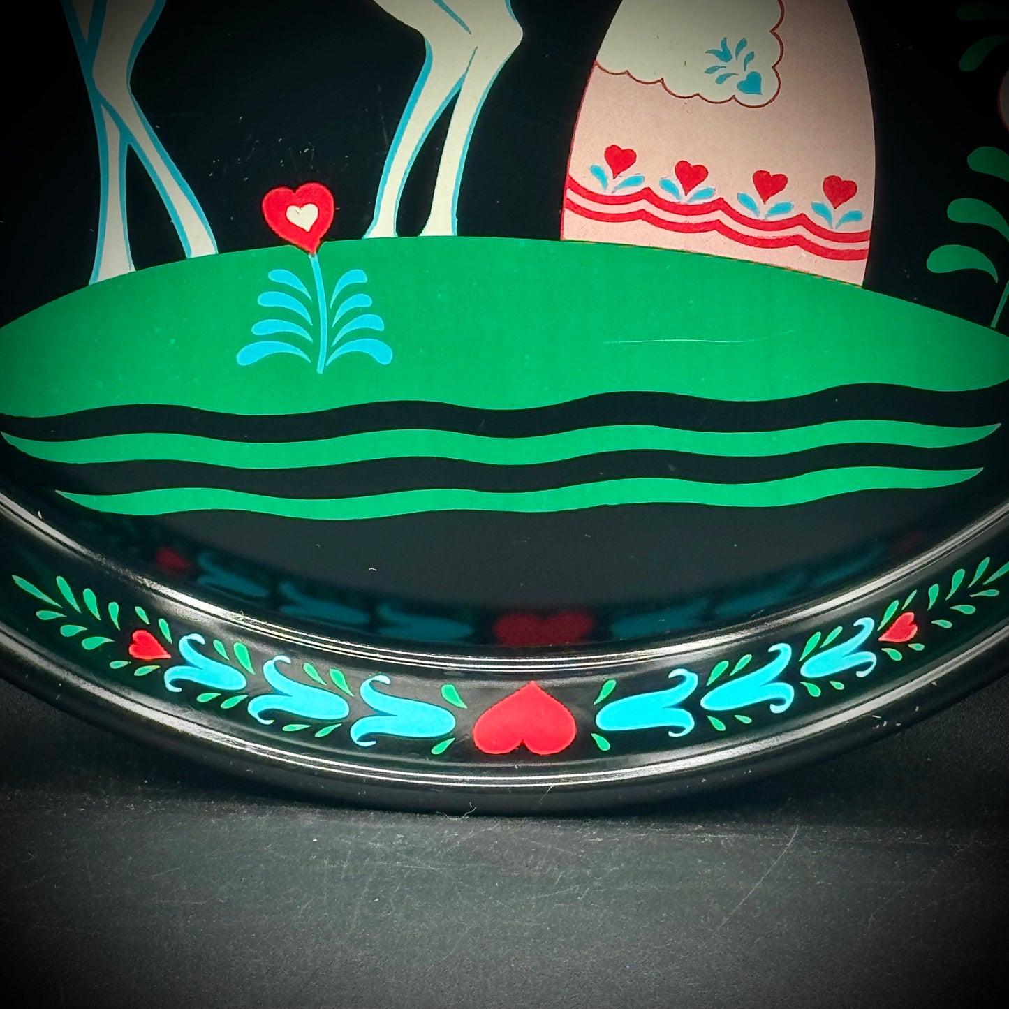 MCM Masonware Tray with Scandinavian Motif