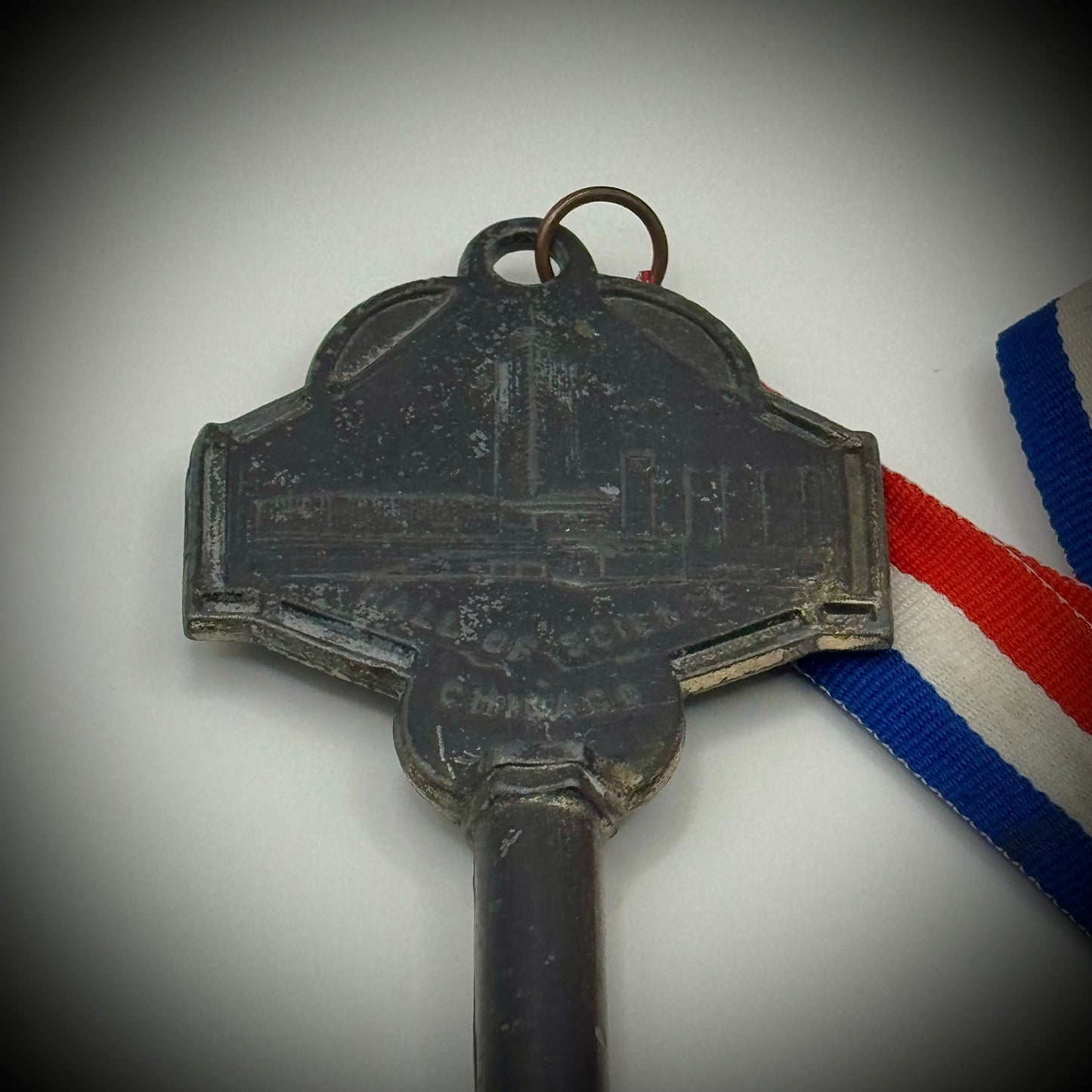 1933 Chicago Centennial Fair Heavy Metal Key To Progress