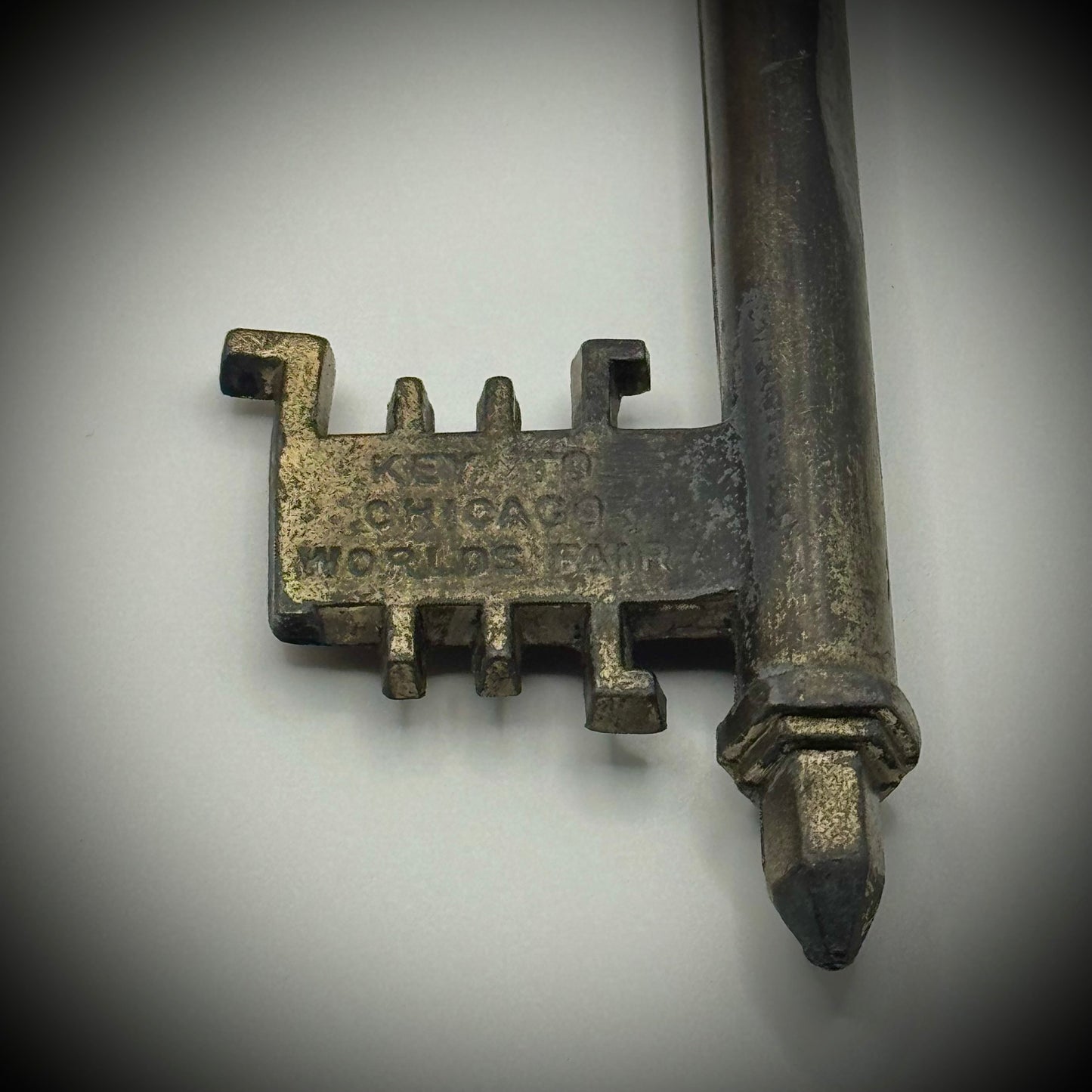 1933 Chicago Centennial Fair Heavy Metal Key To Progress