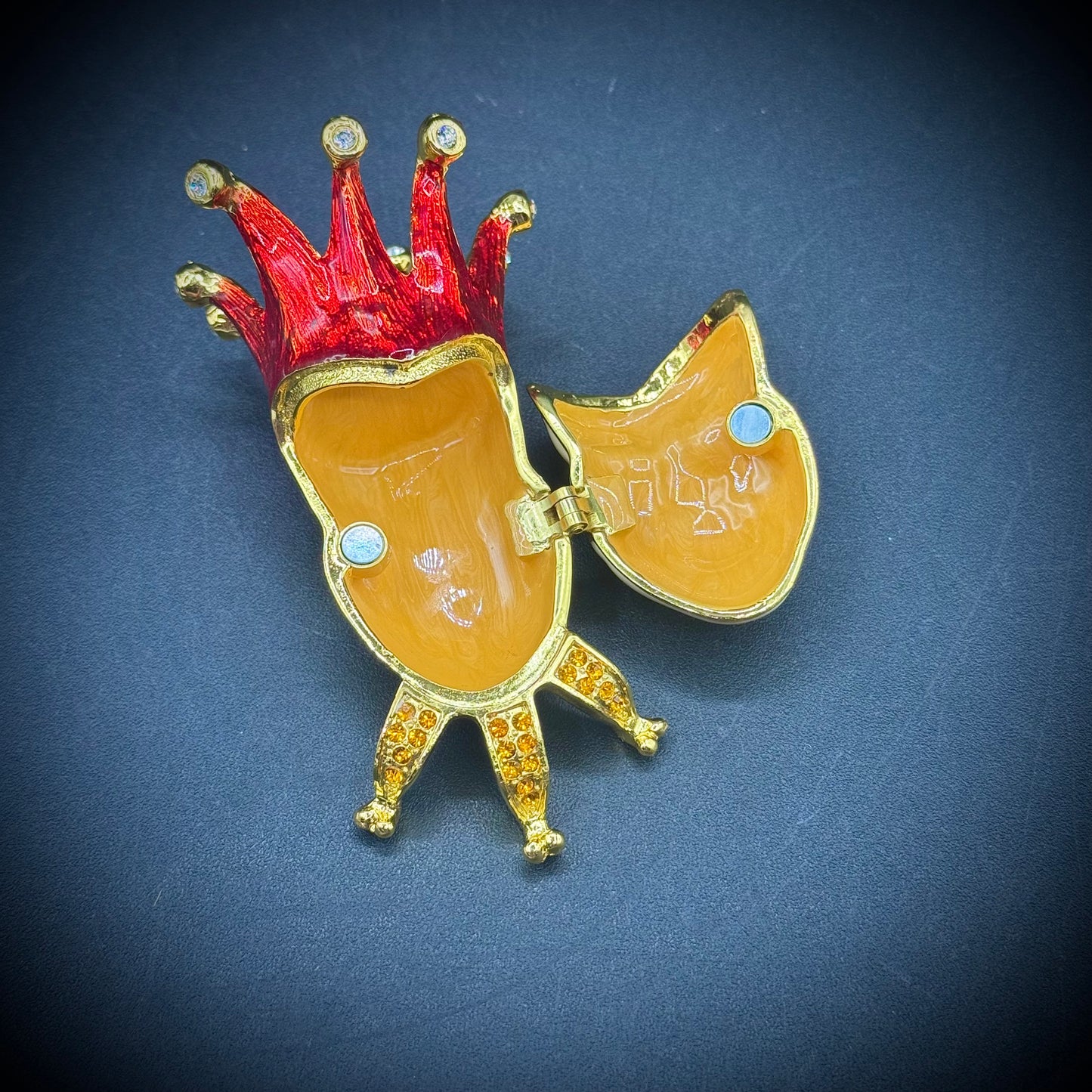 Work of Art Jester Mask Trinket Box