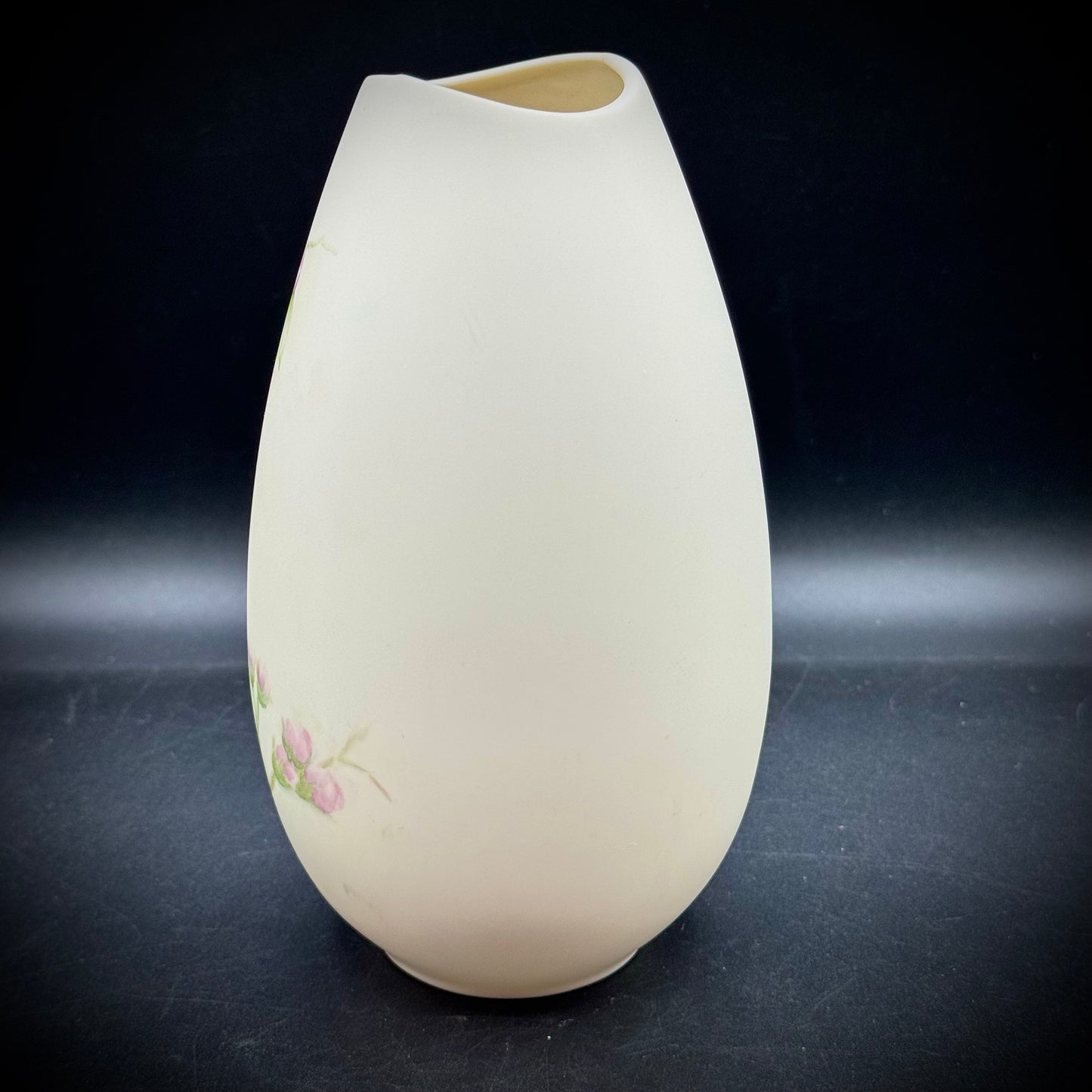 Artist Signed Hand Painted Flower Vase