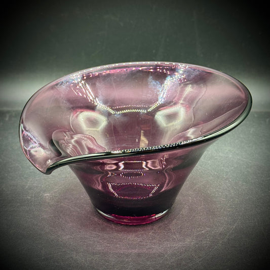 Vintage Viking Amethyst Calla Lily Dish/Bowl
