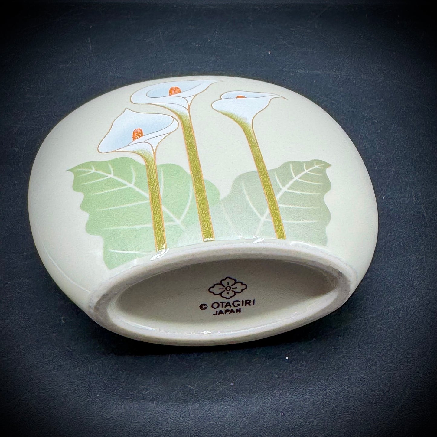Vintage Otigiri Calla Lily Vase