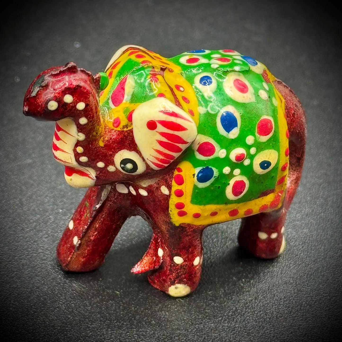 Set of 5 Marching Elephant Family Figurines