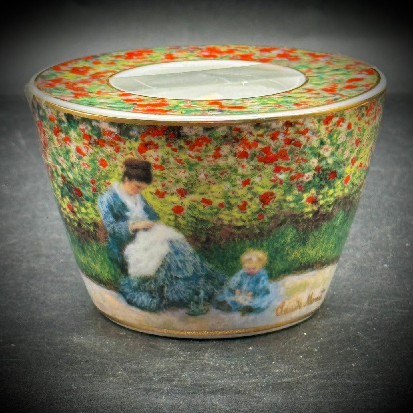Goebel Claud Monet Votive with Candle