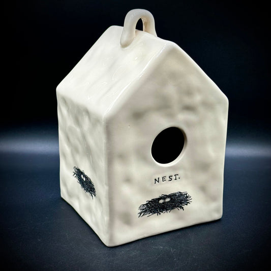 VERY RARE Rae Dunn Vintage 'Nest" Birdhouse w/"M Studios" Mark