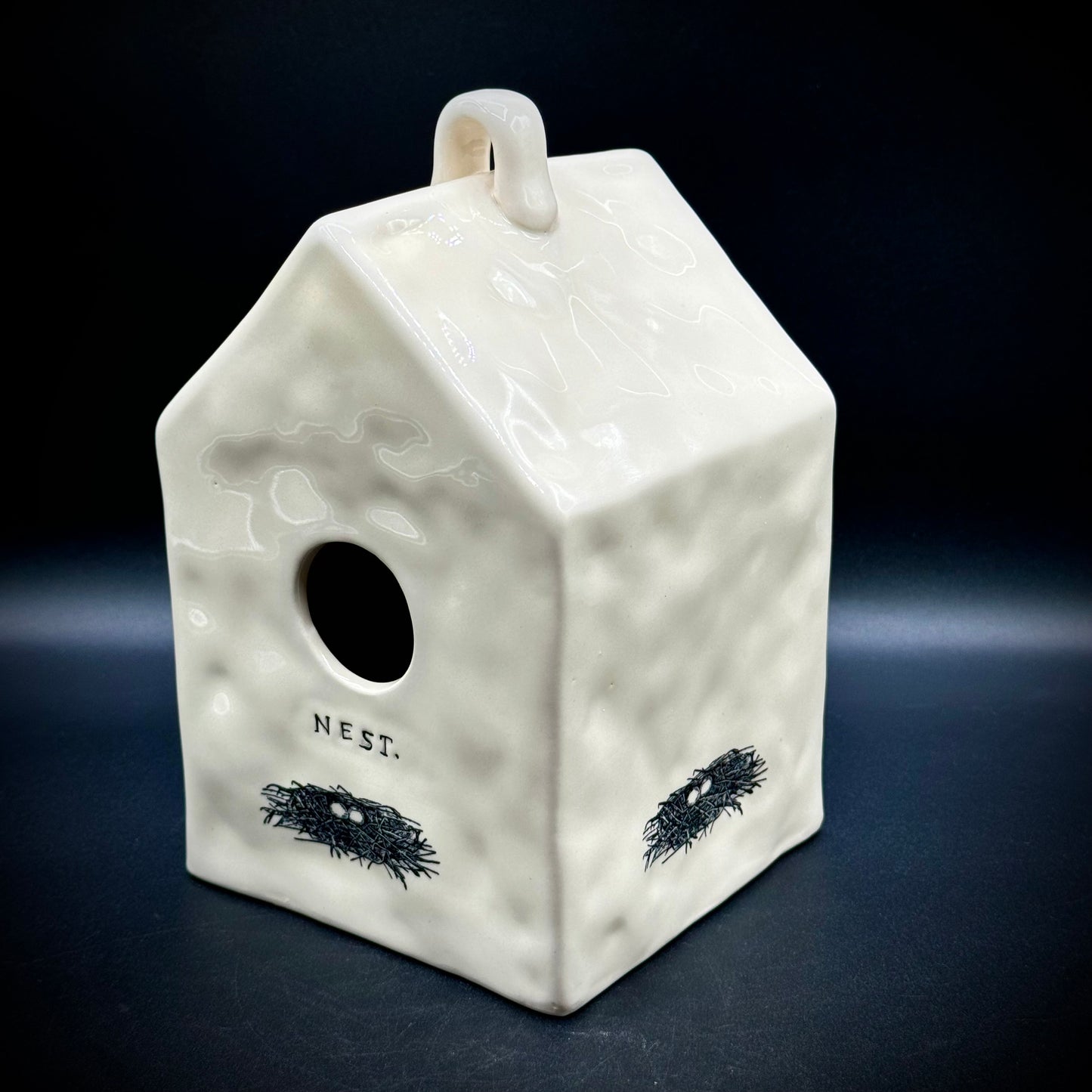 VERY RARE Rae Dunn Vintage 'Nest" Birdhouse w/"M Studios" Mark