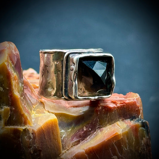 Smoky Quartz & Sterling Silver Ring
