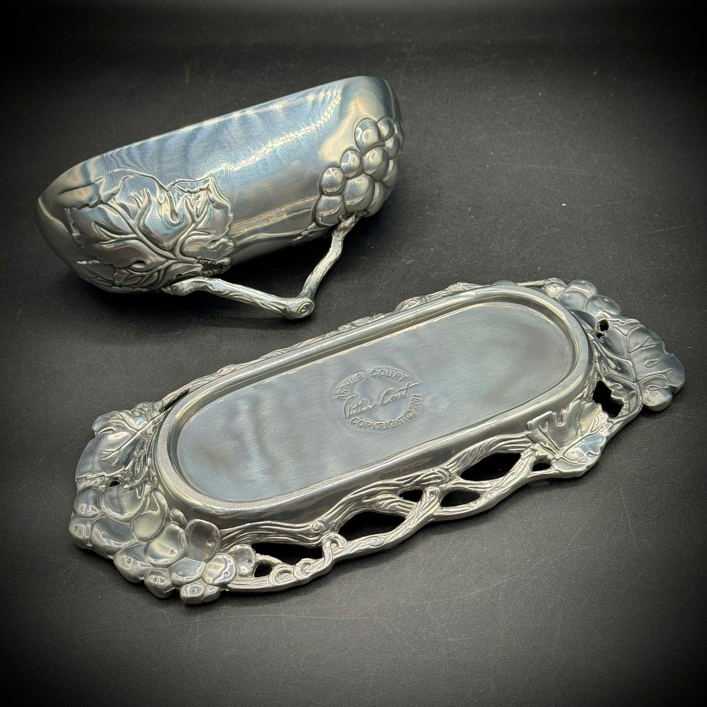 2001 Arthur Court Lidded Butter Dish