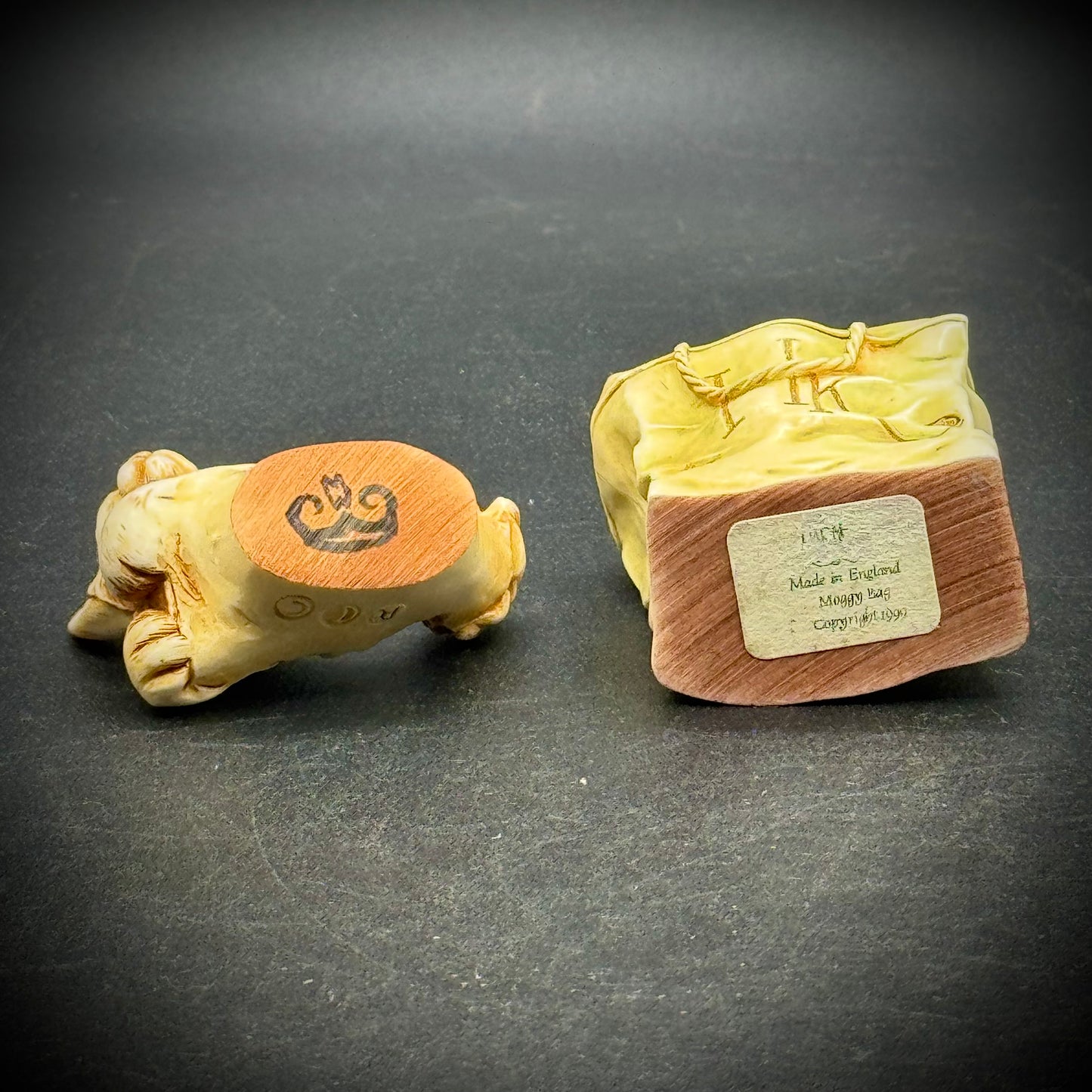 Harmony Kingdom "Cat In A Bag" Lidded Trinket Box