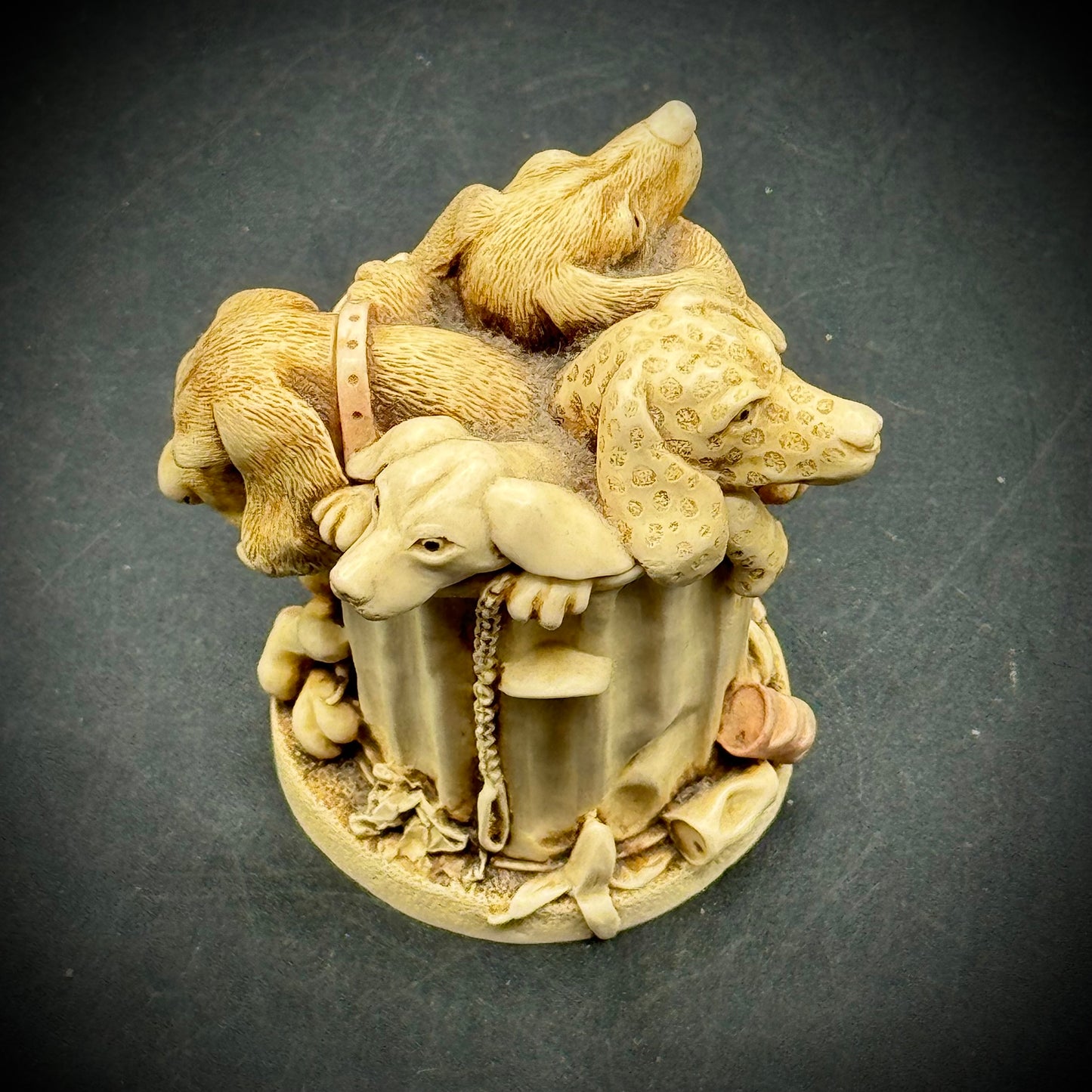 Harmony Kingdom "Puppies" Lidded Trinket Box