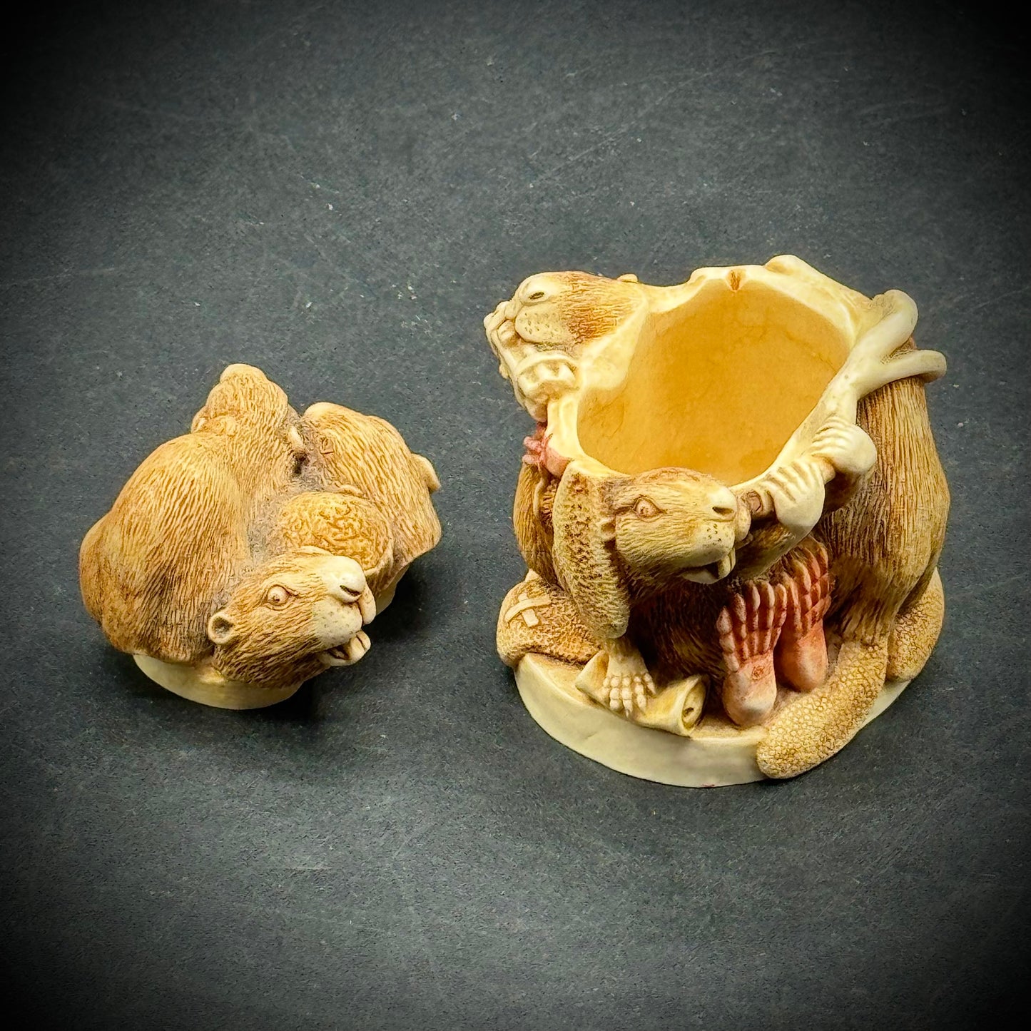 Harmony Kingdom "Beavers" Lidded Trinket Box