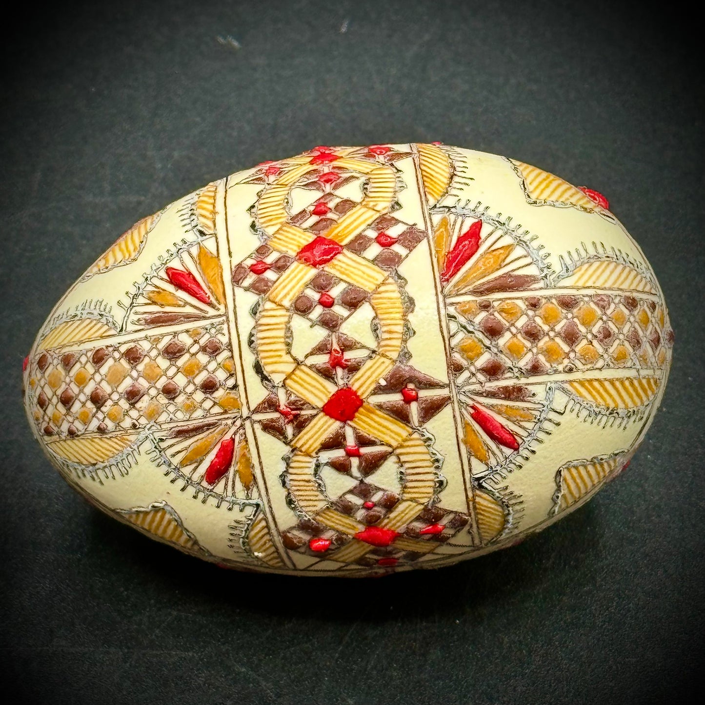 Two Hand Painted Decorative Eggs