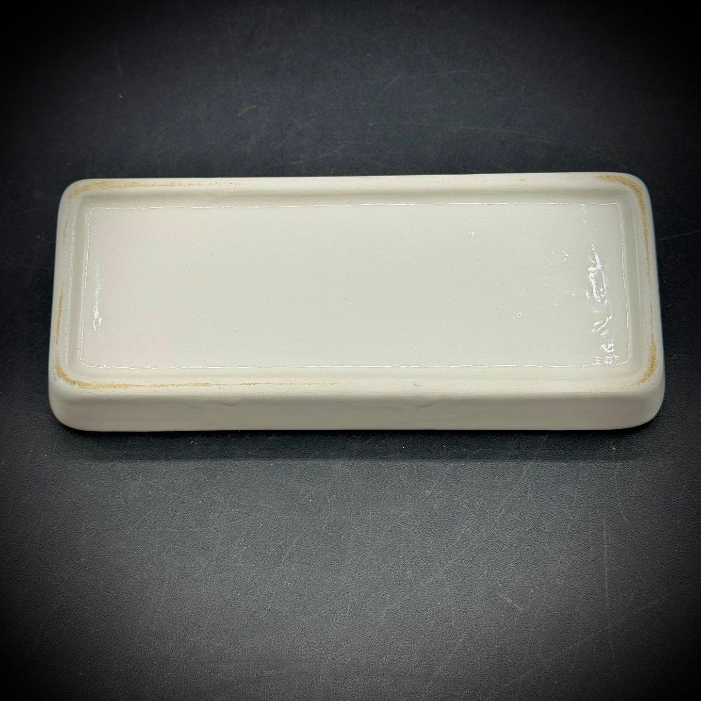 Vintage Ceramic Horse Motif Desk Tray