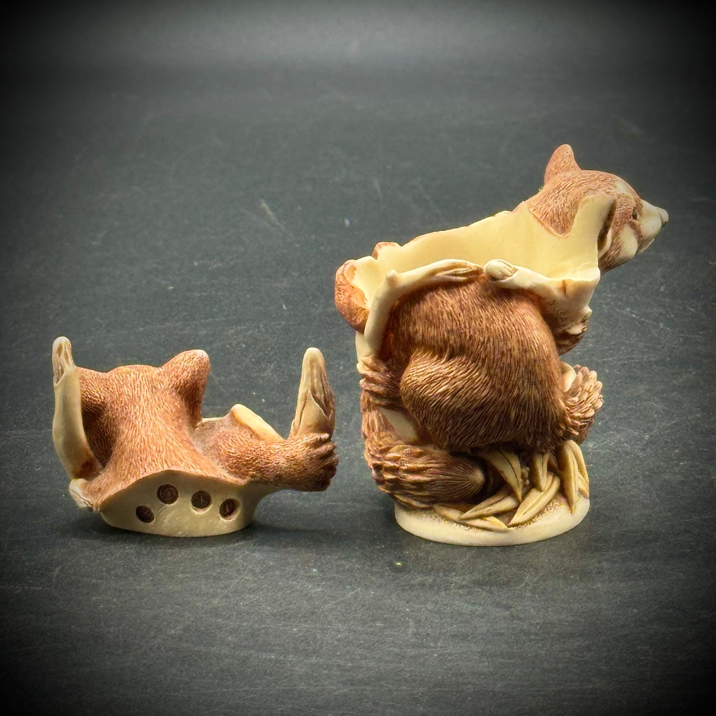 Harmony Kingdom "Red Pandas" Lidded Trinket Box