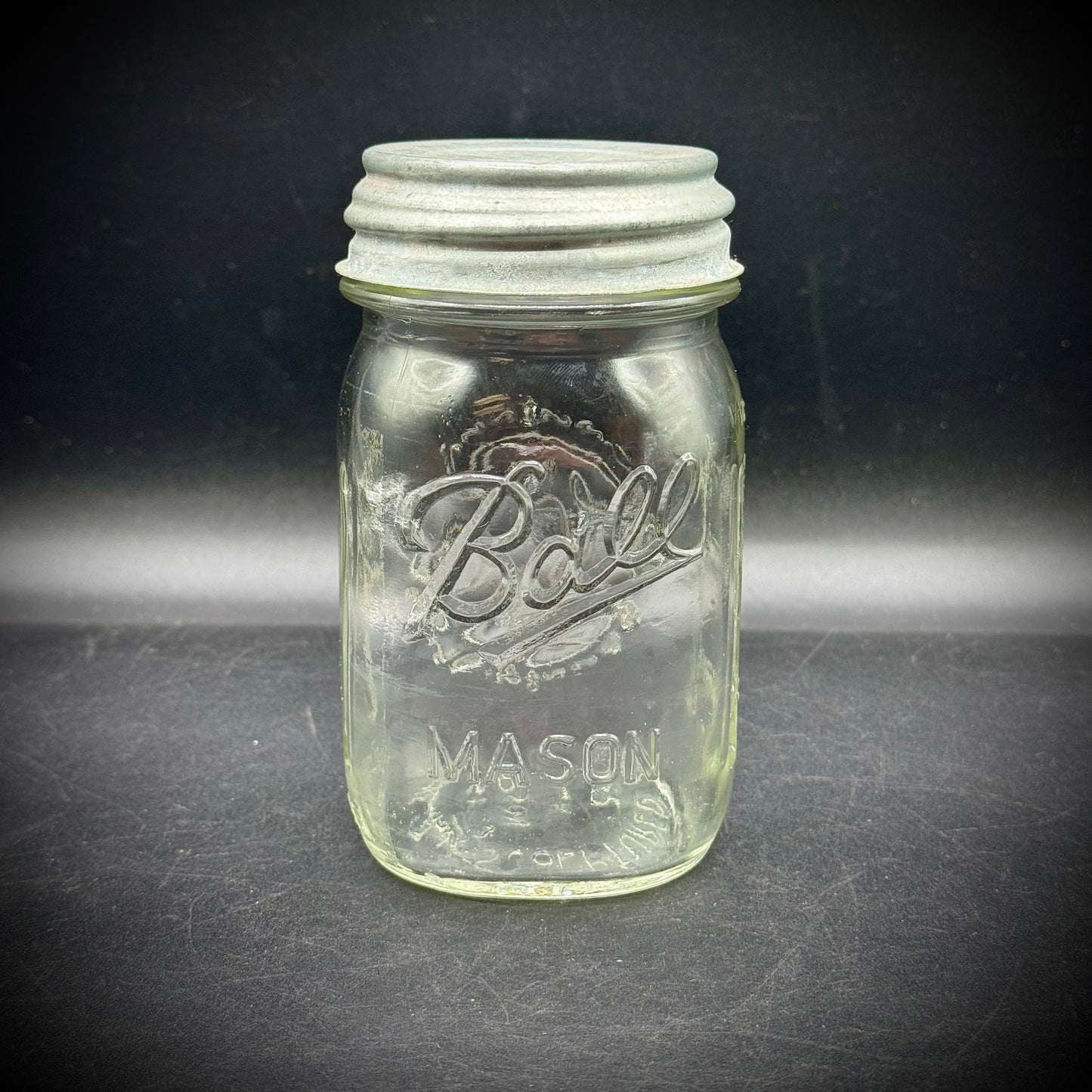 Vintage Ball Mason Jar with Zinc Screw Lid
